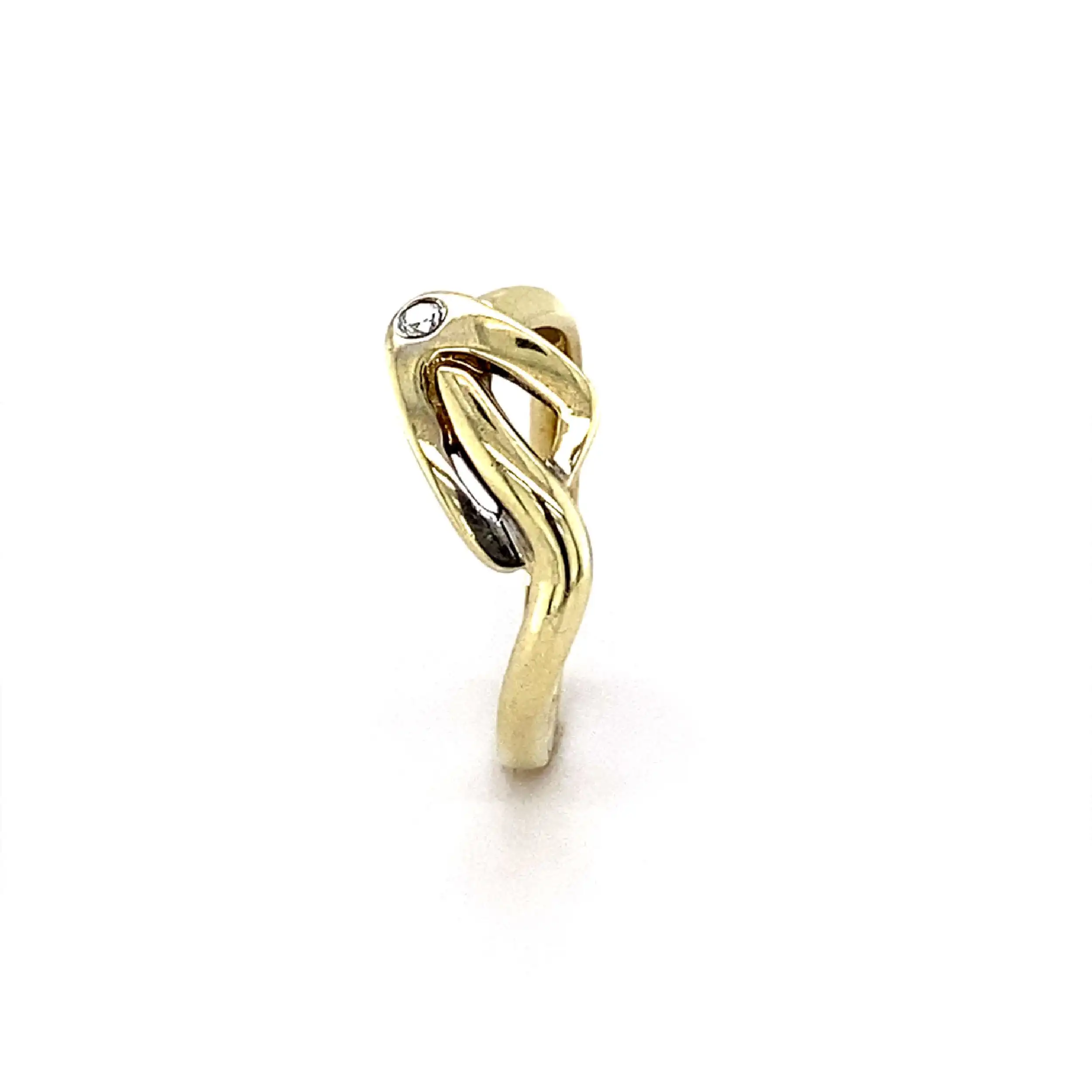 Ring Gelbgold mit Brillant Ring Gelbgold mit Brillant
