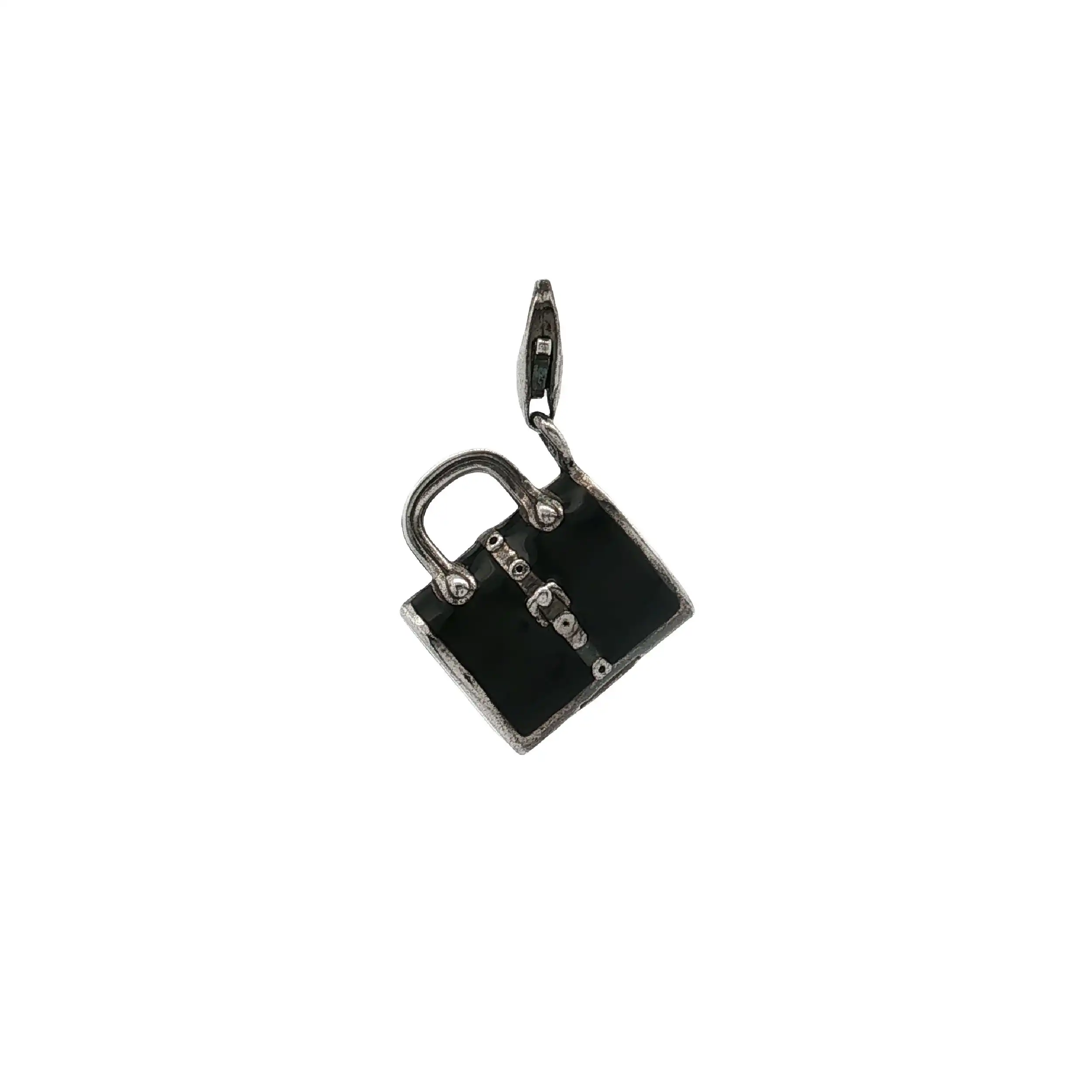 Charm Silber Thomas Sabo Tasche schwarz Charm Silber Thomas Sabo Tasche schwarz