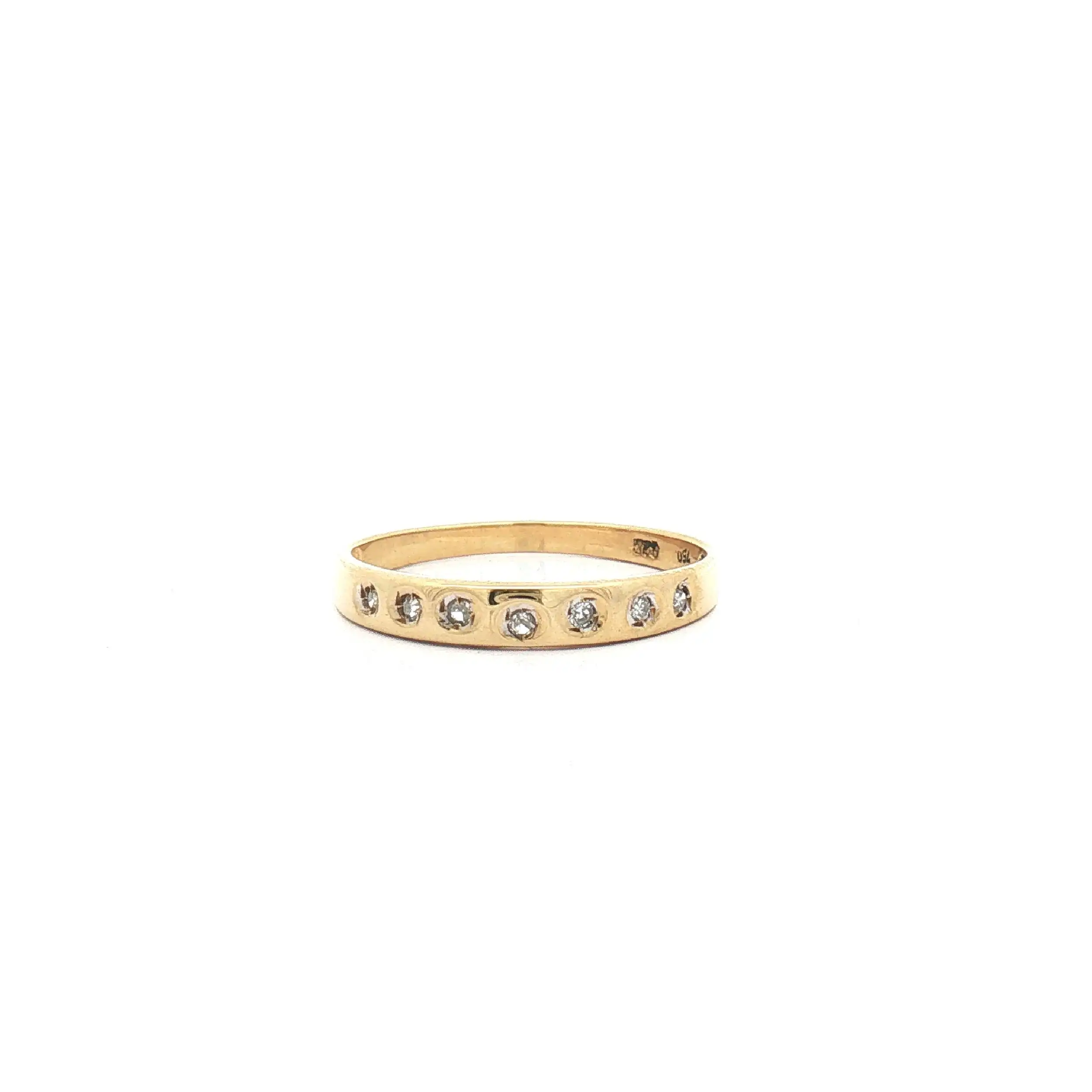 Ring Gelbgold mit Diamanten