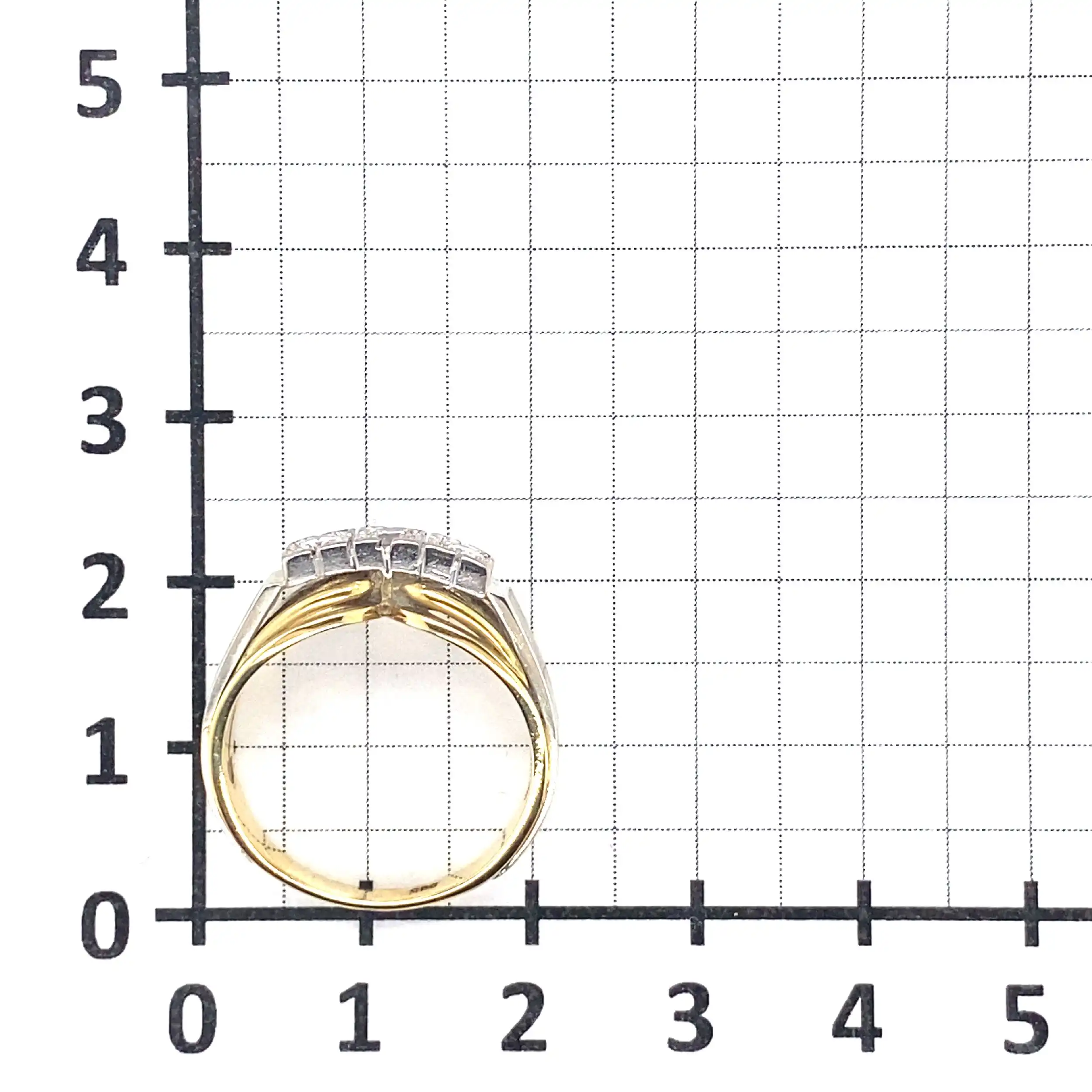 Ring Bicolor mit Brillanten