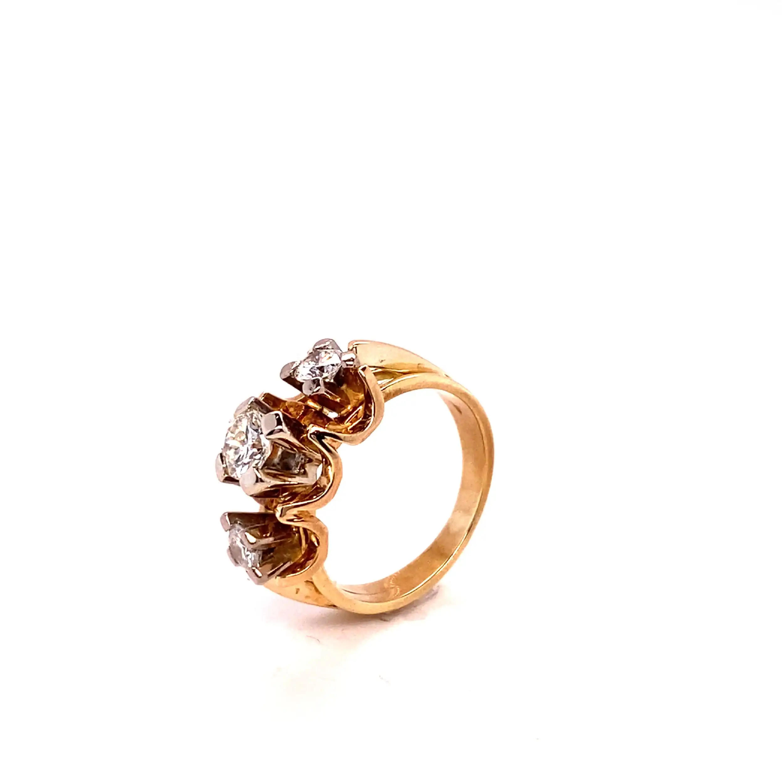 Ring Gelbgold mit Brillanten Ring Gelbgold mit Brillanten