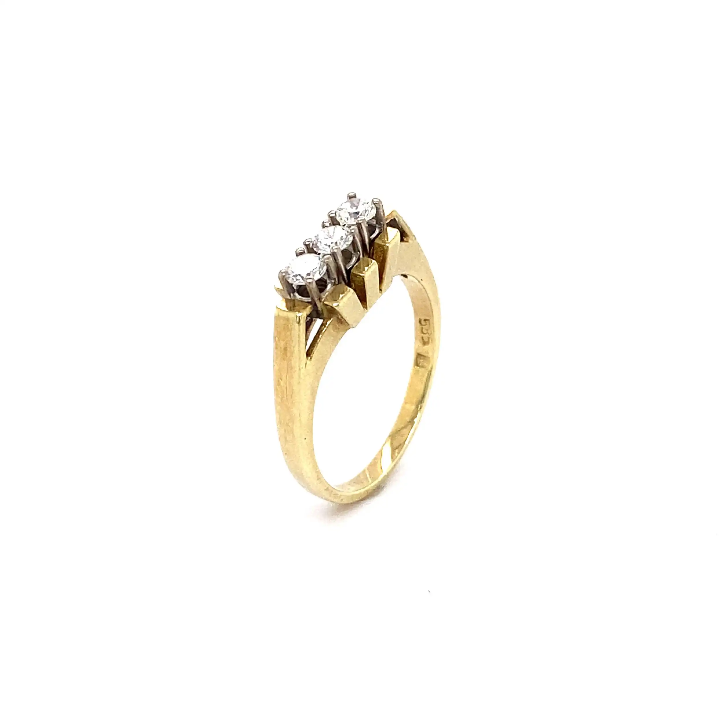 Ring Gelbgold mit Brillanten Ring Gelbgold mit Brillanten