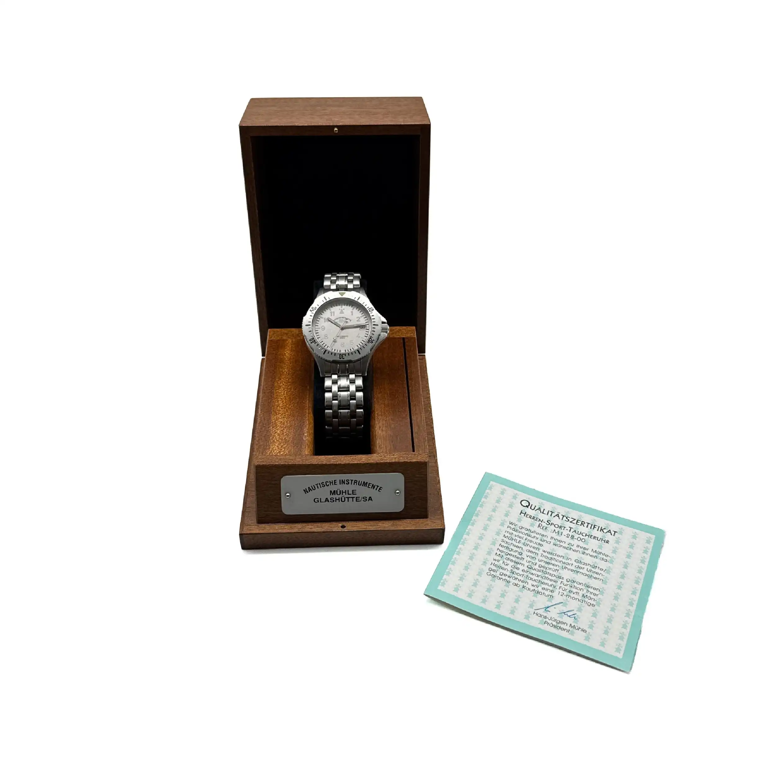 Herrenuhr Glashütte M12801 mit Box Herrenuhr Glashütte M12801 mit Box