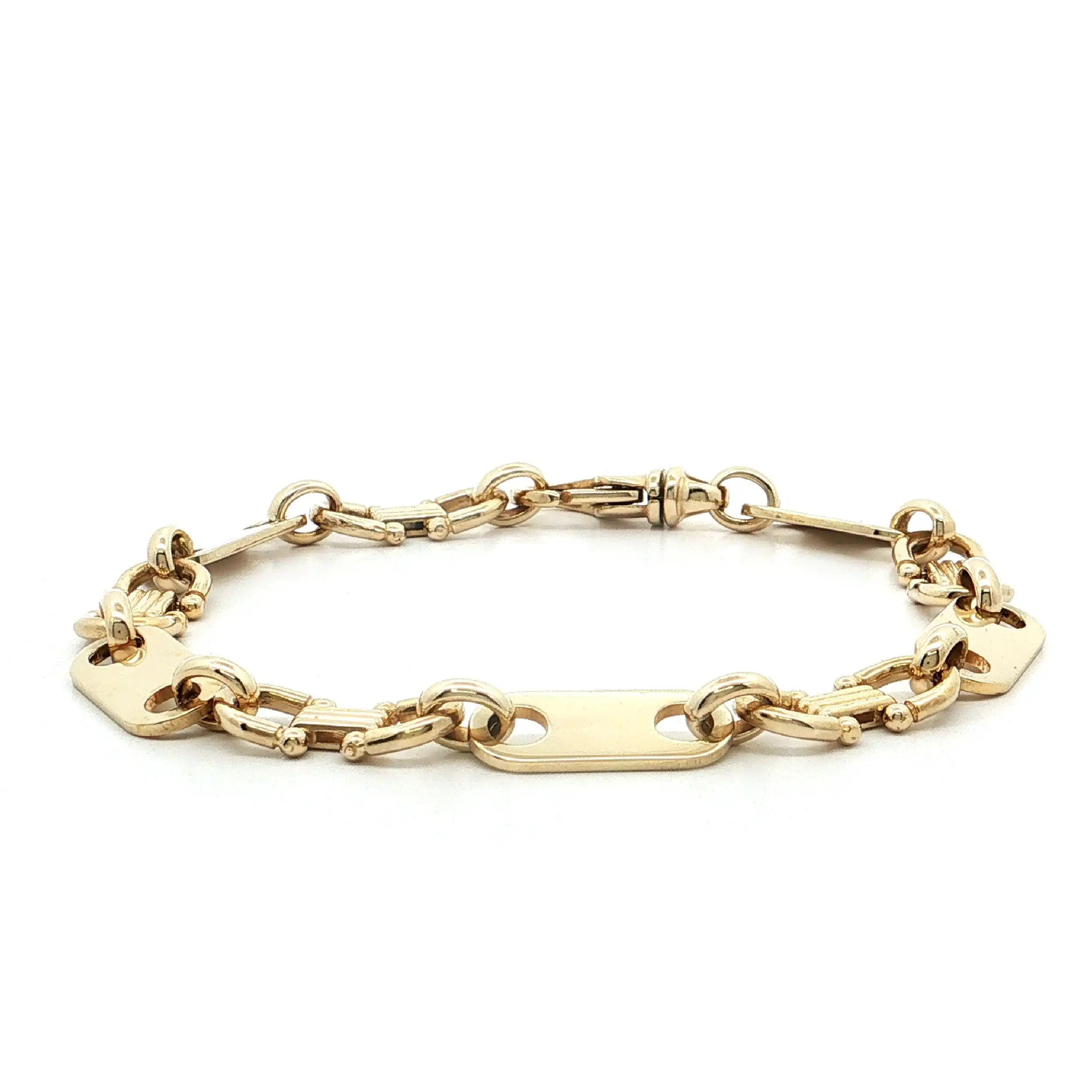 Plattenarmband Gelbgold Plattenarmband Gelbgold