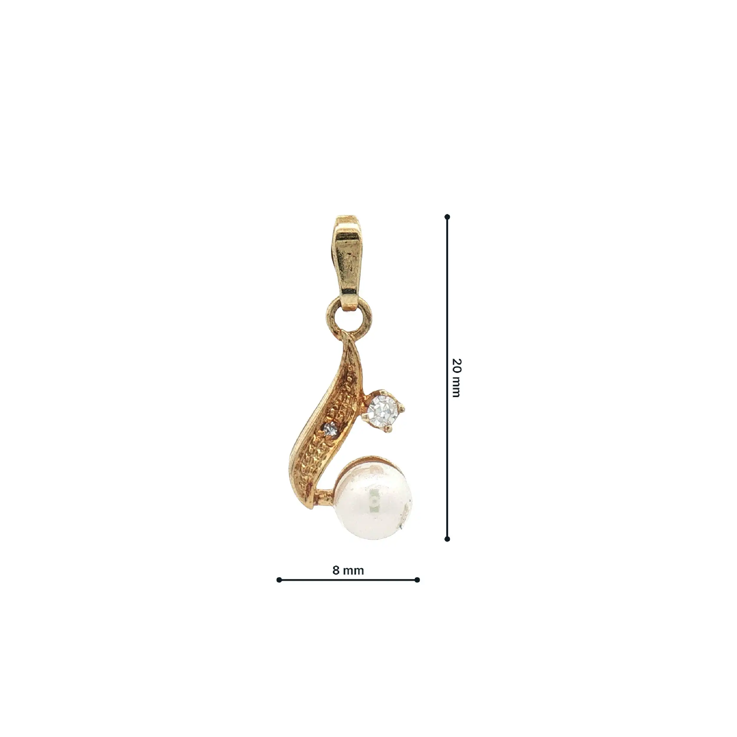 Anhänger Gelbgold mit Diamanten und Perle Anhänger Gelbgold mit Diamanten und Perle