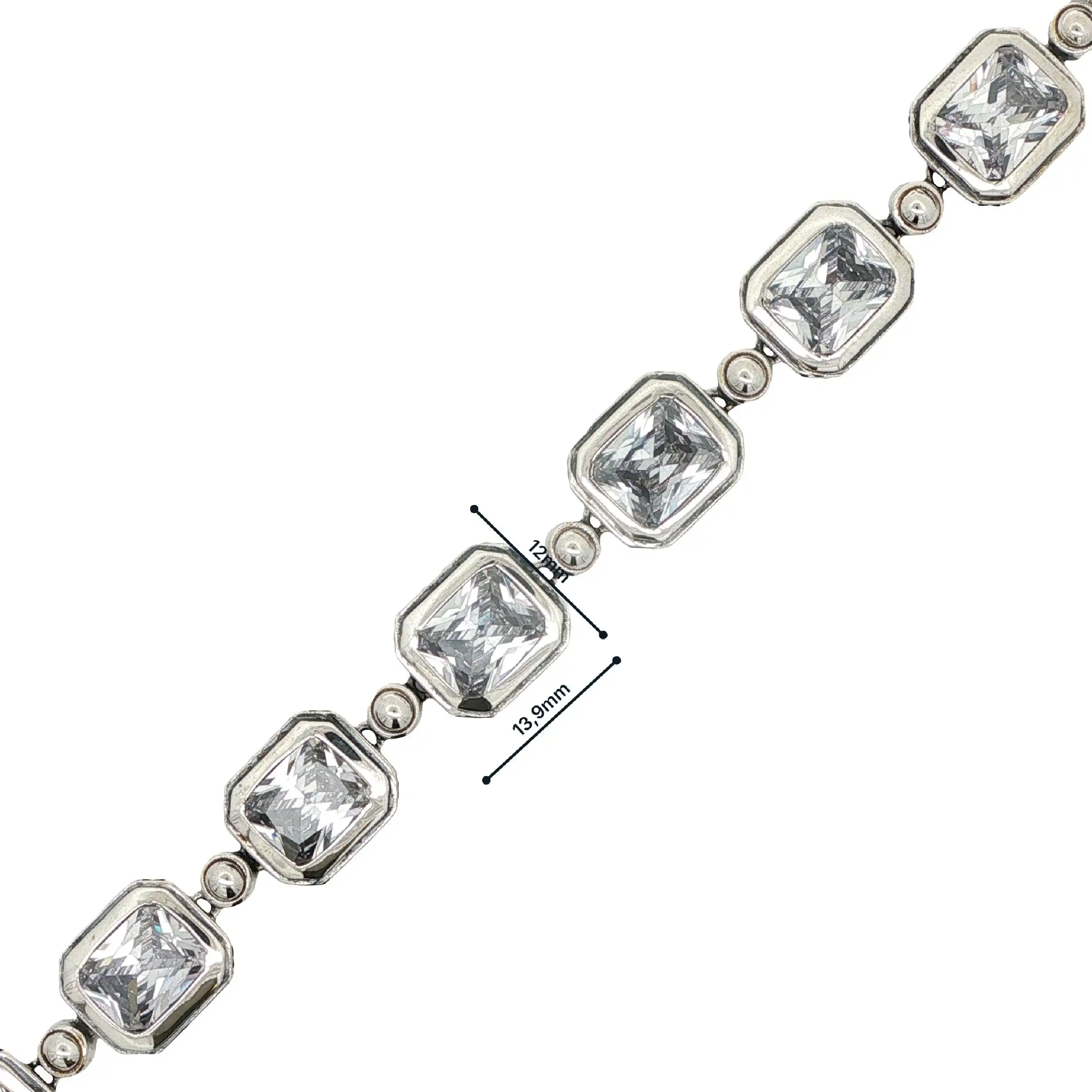 Armband Silber mit Zirkonia