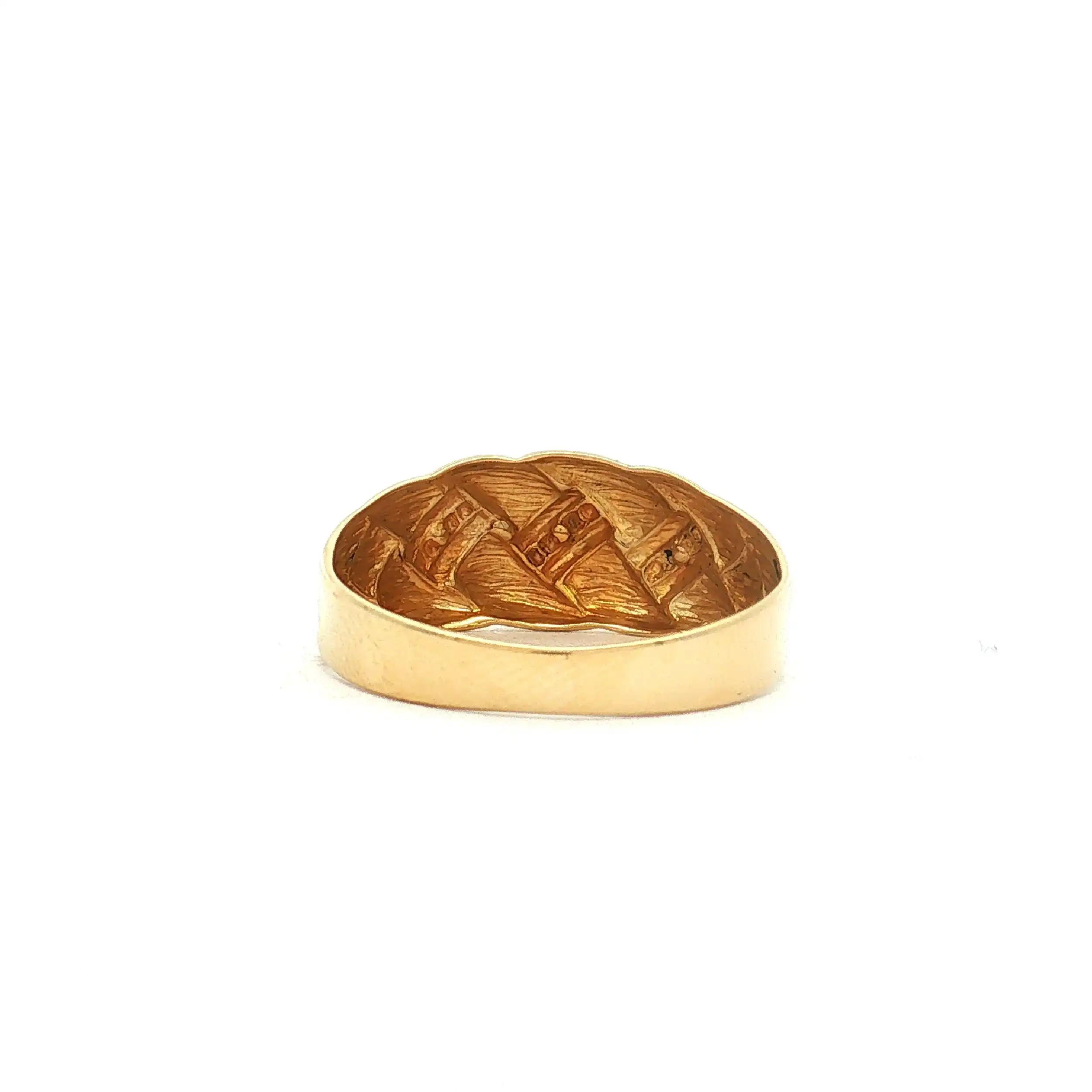 Ring Bicolor mit Diamanten