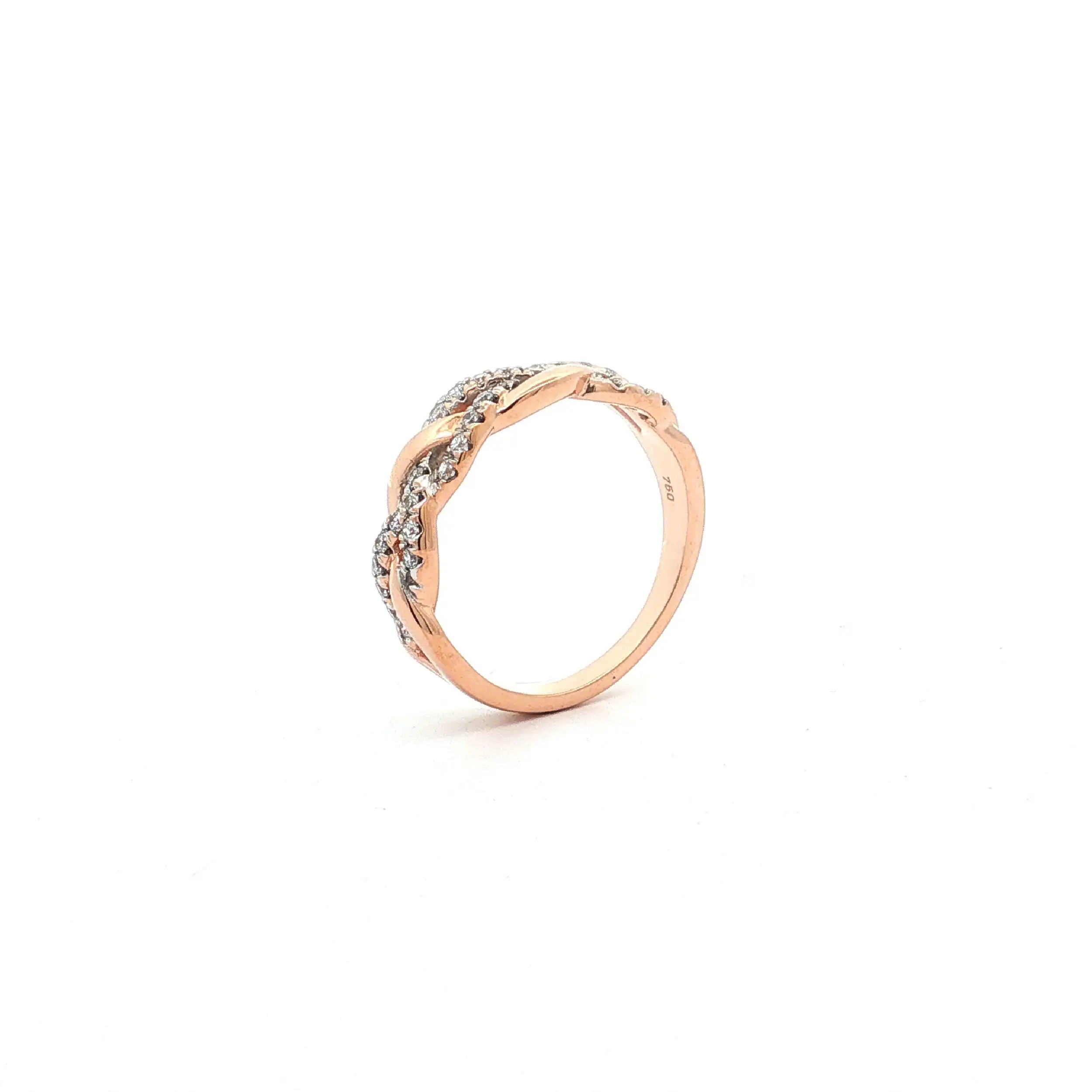 Ring Roségold mit Brillanten 0,28ct. TW/SI Ring Roségold mit Brillanten 0,28ct. TW/SI