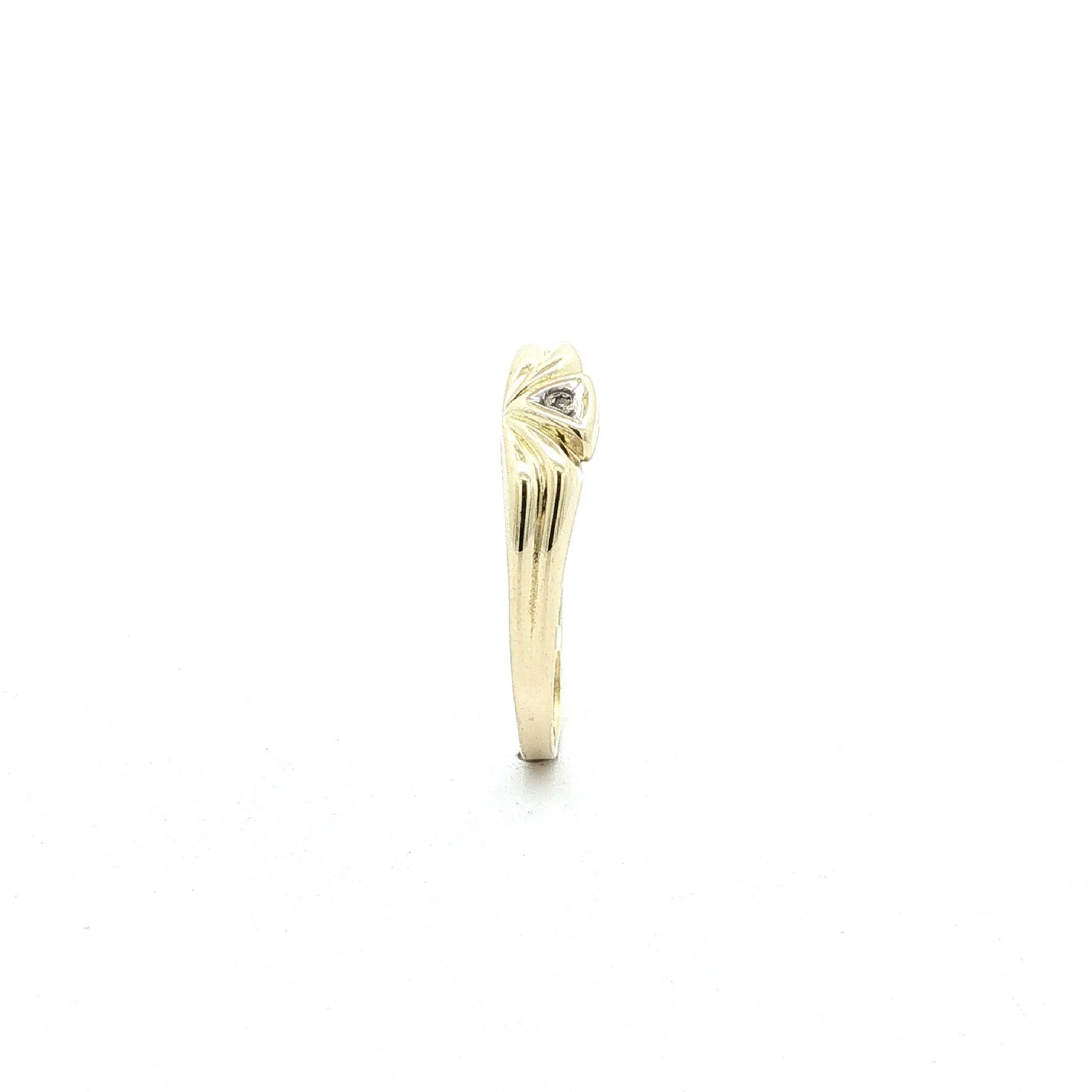 Ring Gelbgold mit Diamant
