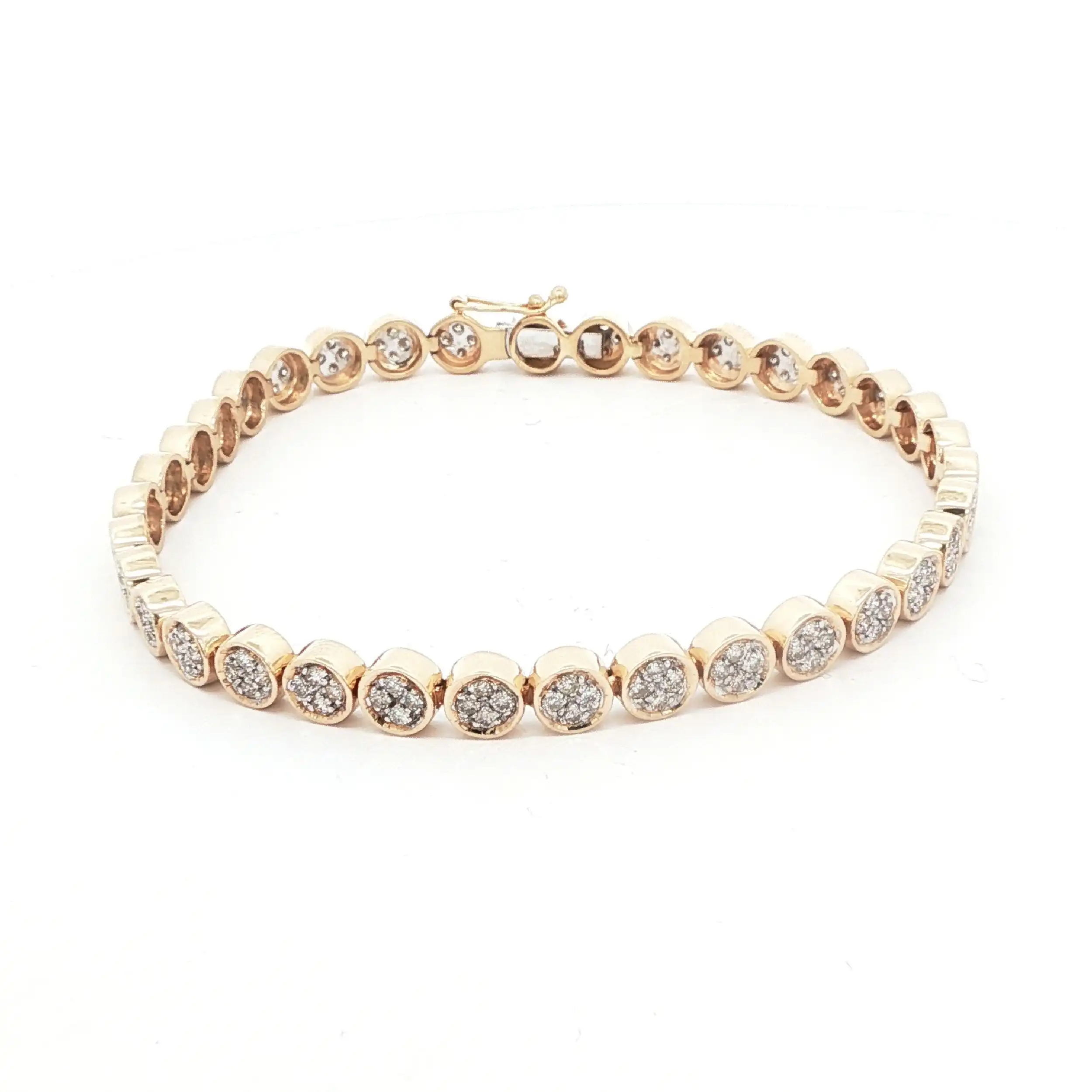 Armband Bicolor mit Brillanten Armband Bicolor mit Brillanten