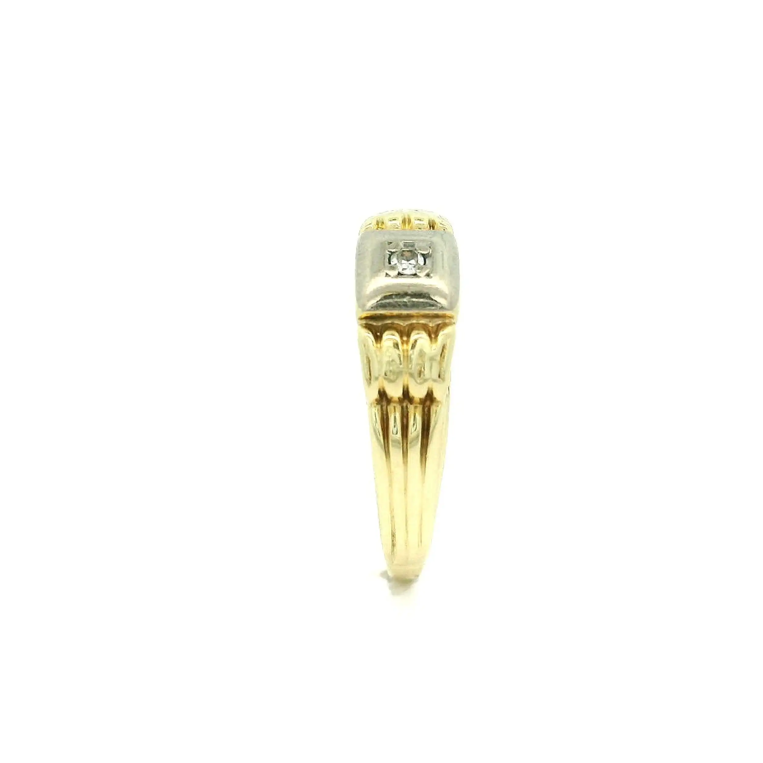 Ring Bicolor mit Diamant Ring Bicolor mit Diamant