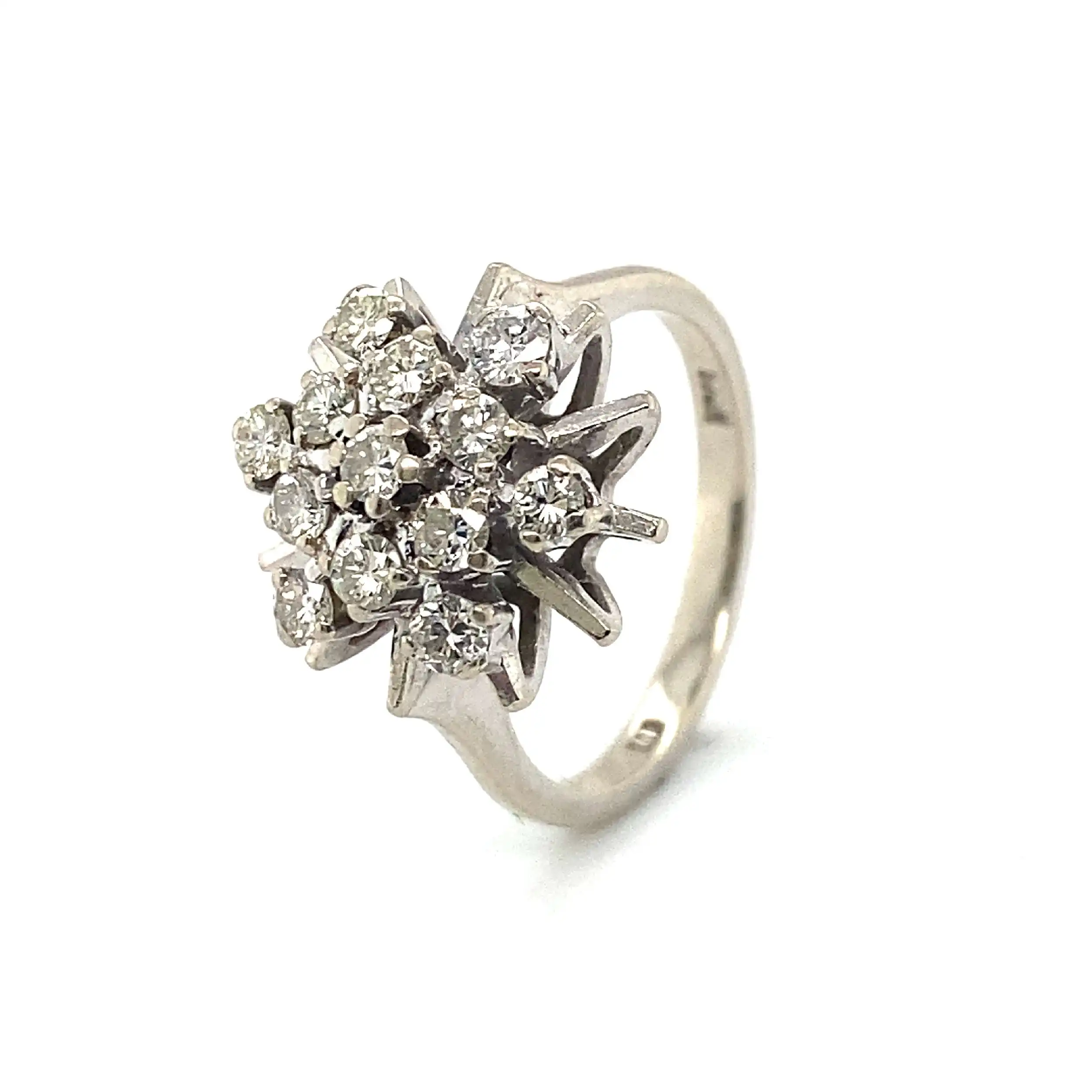 Ring Weißgold mit Brillanten Ring Weißgold mit Brillanten