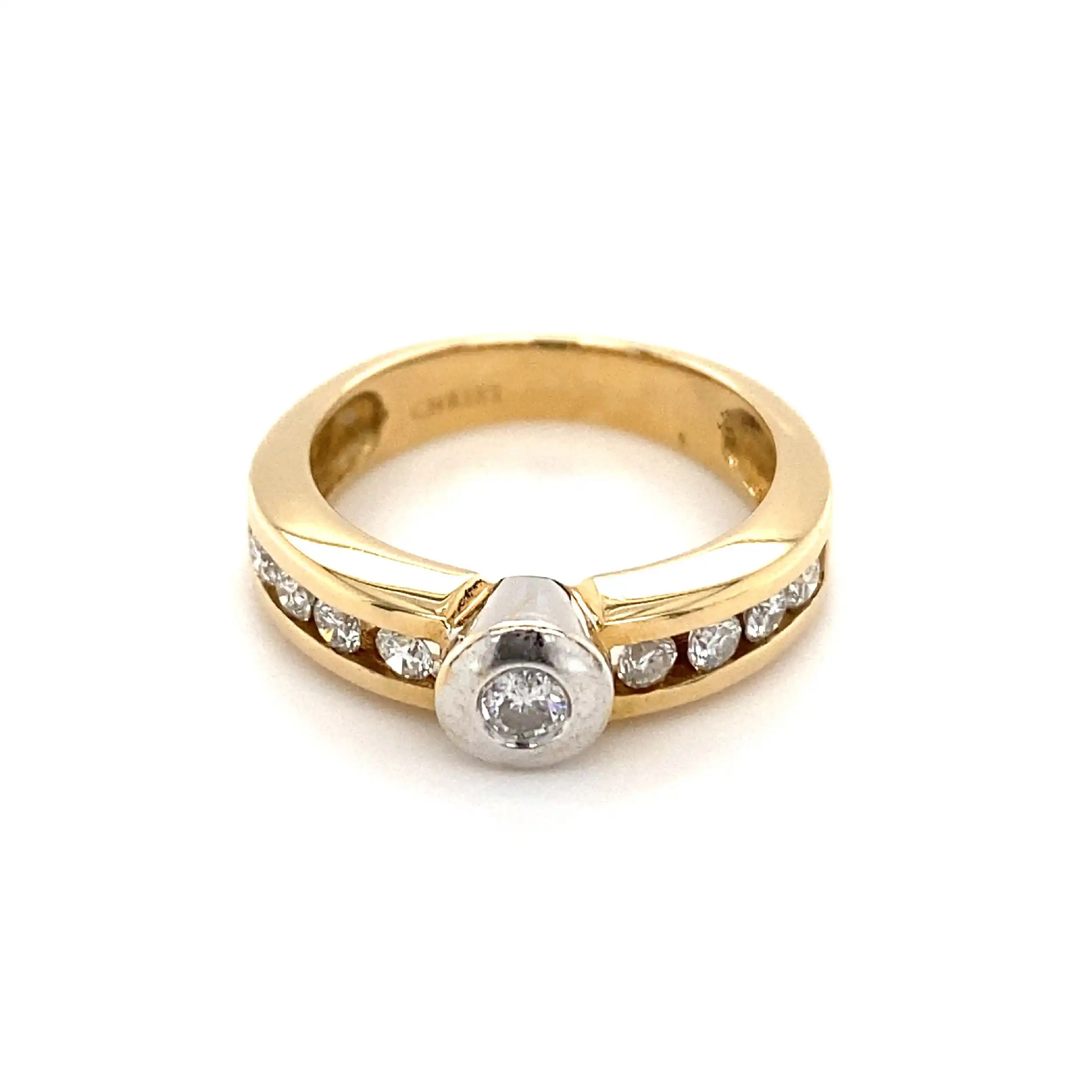 Ring Bicolor mit Brillanten