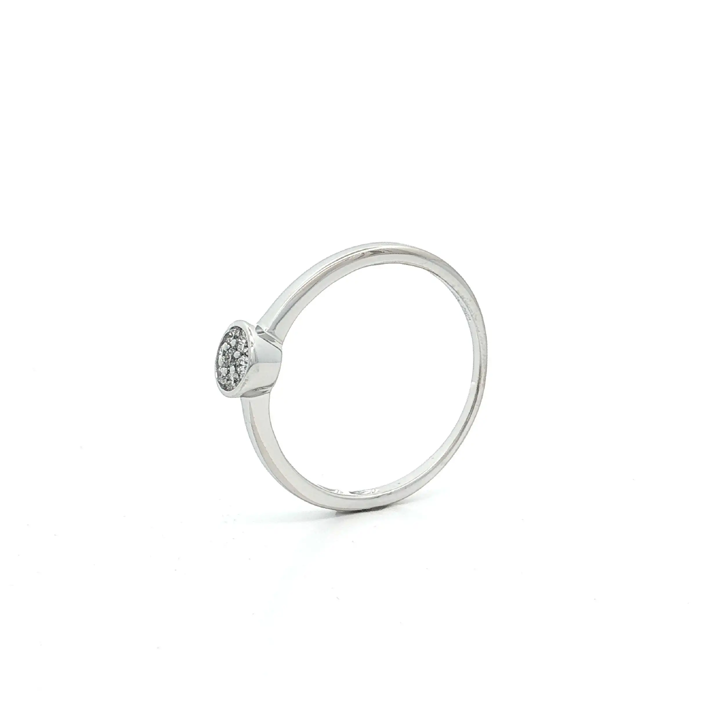 Ring Weißgold mit Brillanten Ring Weißgold mit Brillanten