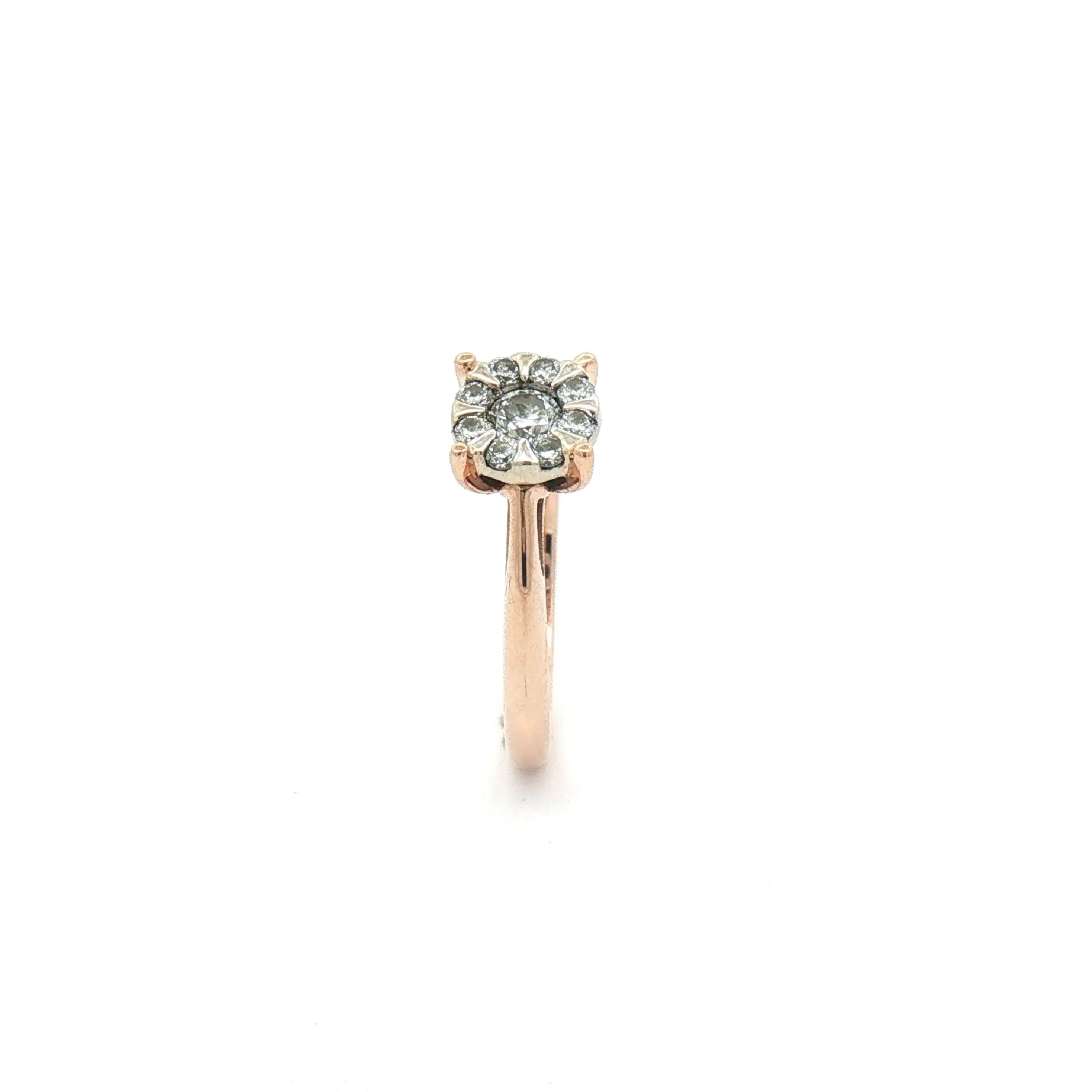 Ring Bicolor mit Brillanten