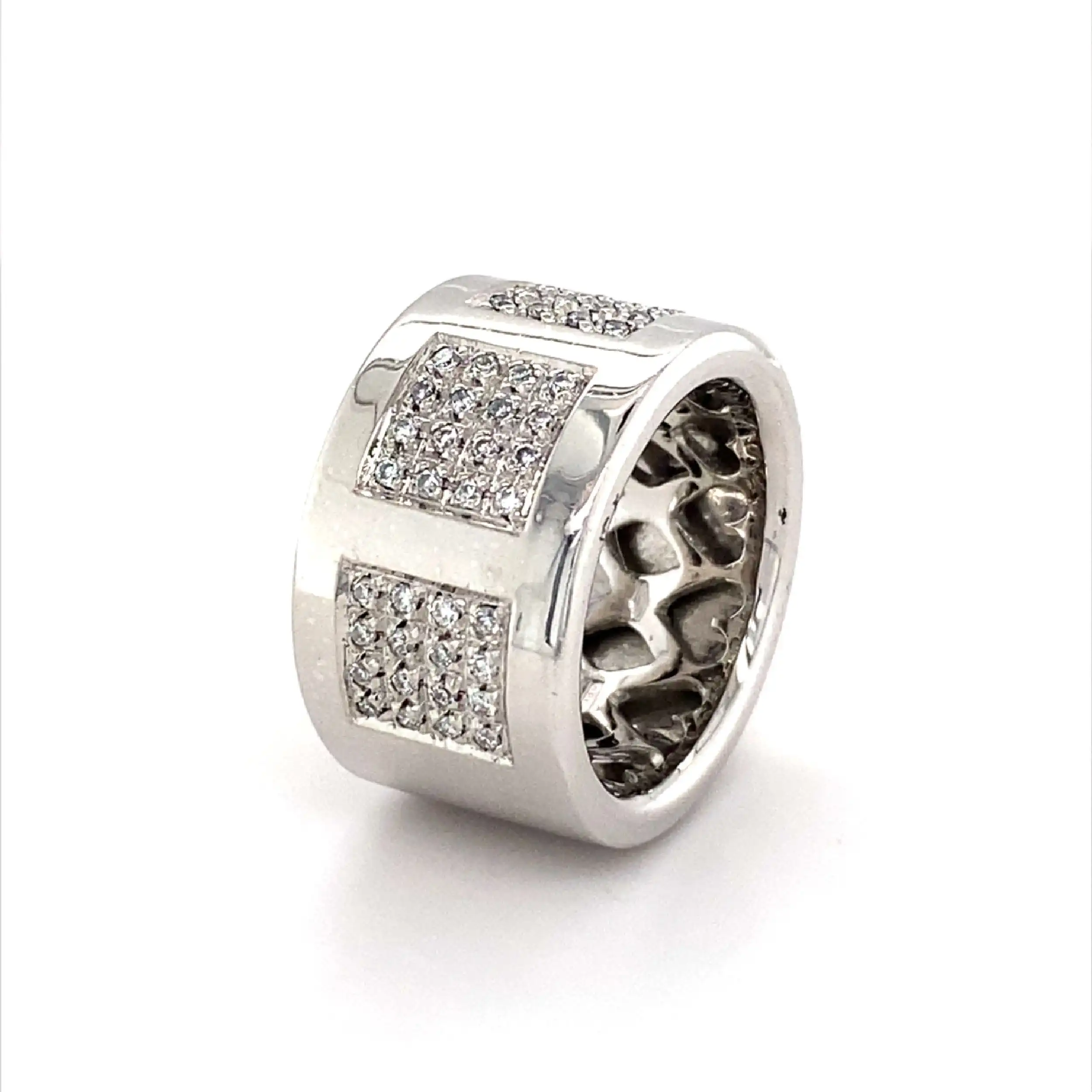 Ring Weißgold mit Brillanten Ring Weißgold mit Brillanten
