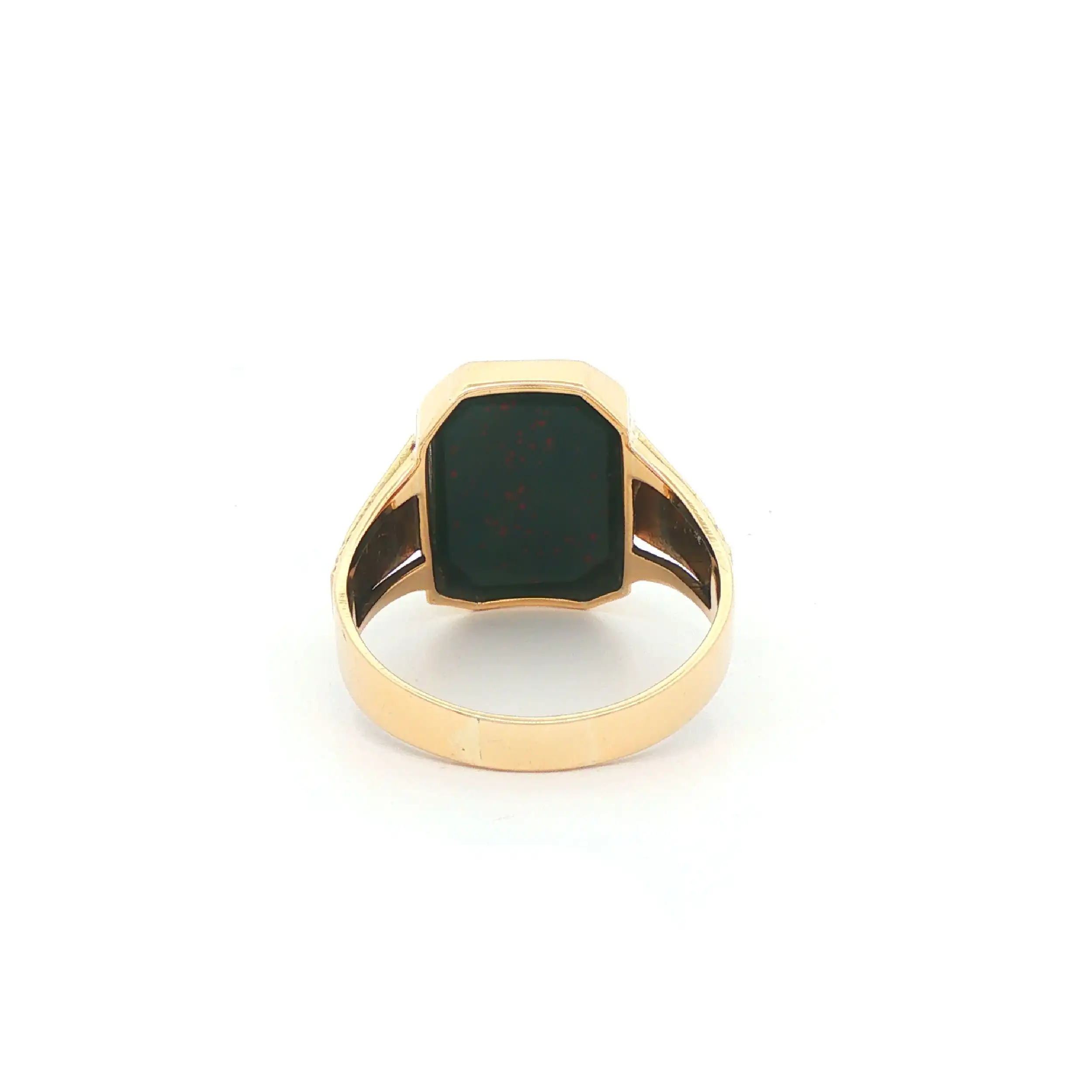 Ring Gelbgold mit Heliotrop