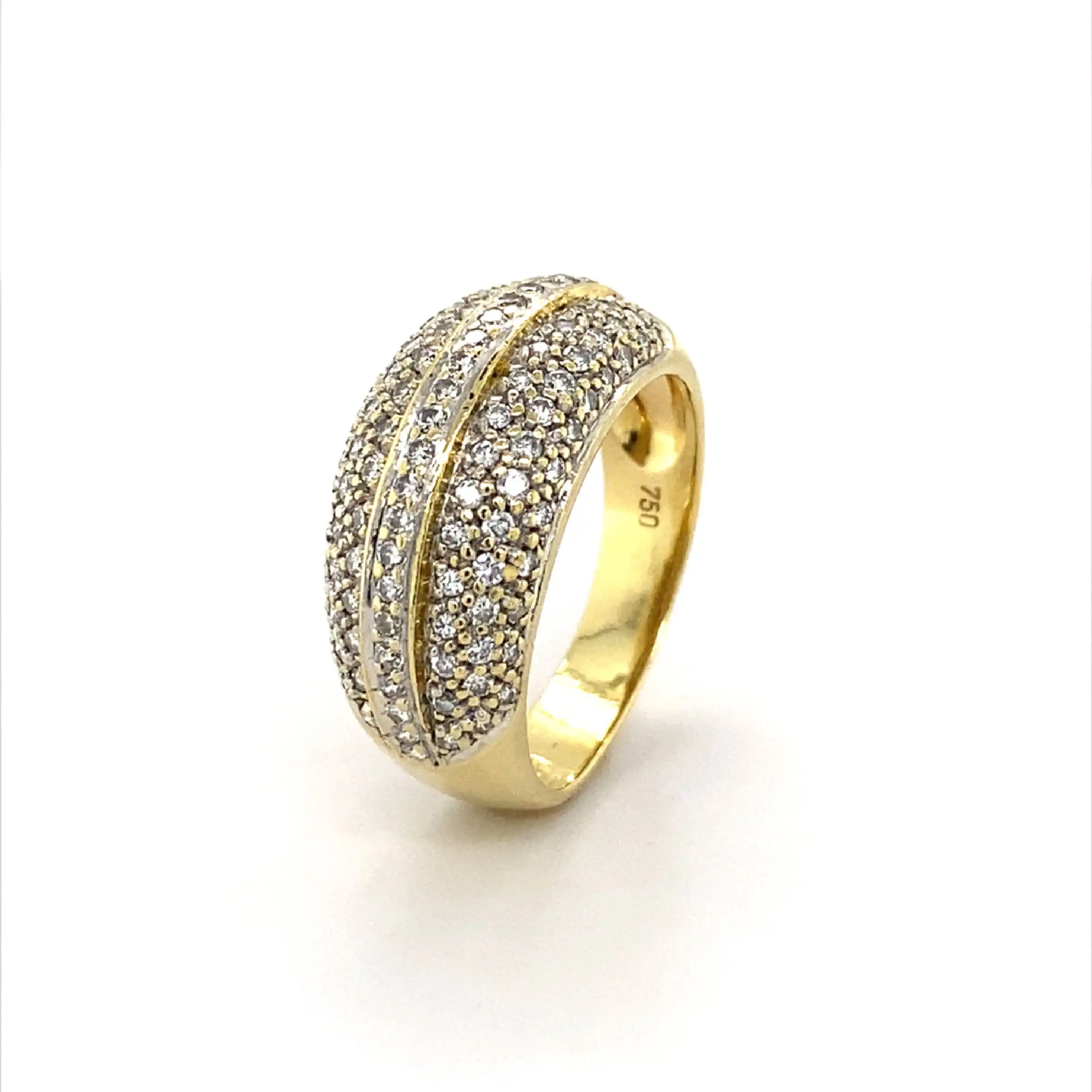Ring Gelbgold mit Brillanten Ring Gelbgold mit Brillanten