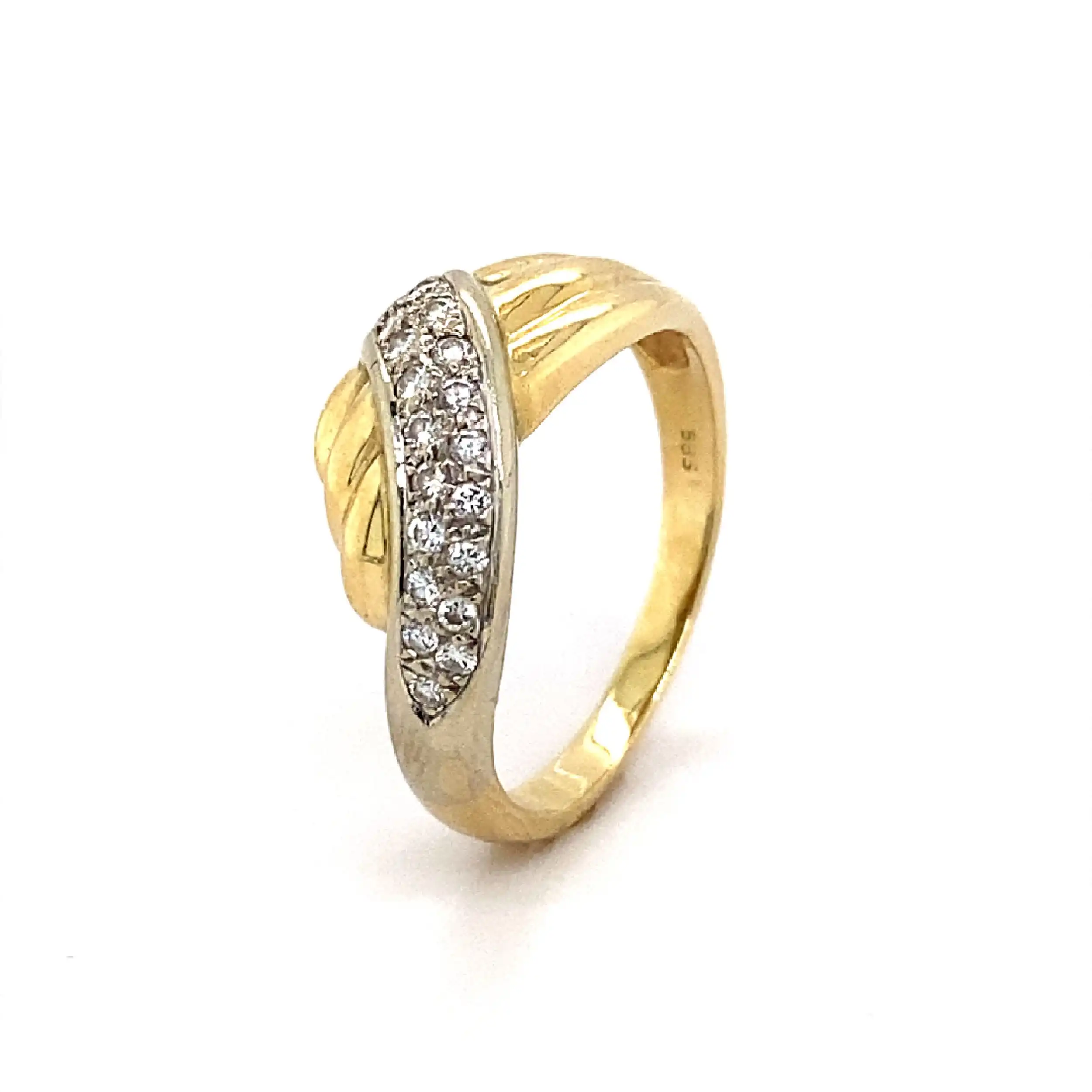Ring Gelbgold mit Brillanten Ring Gelbgold mit Brillanten