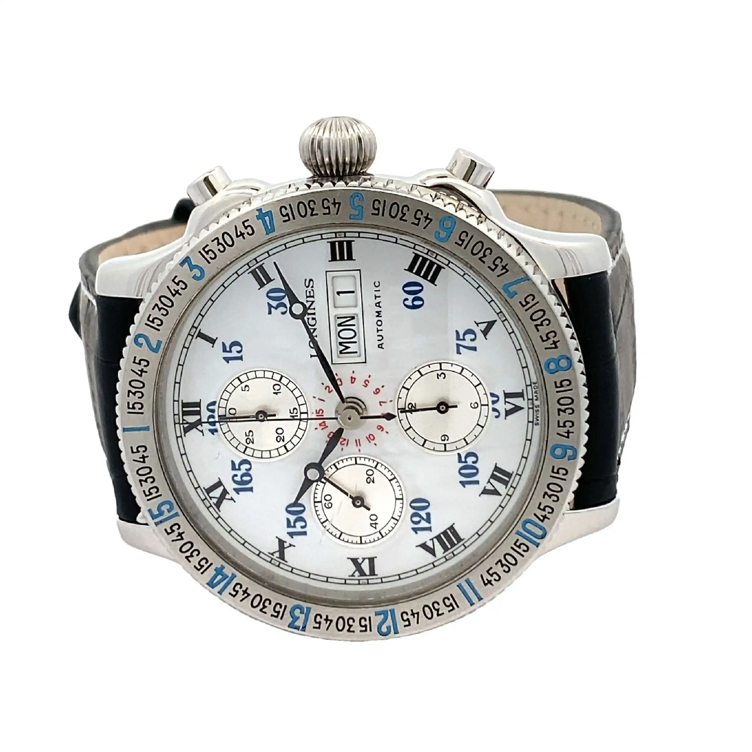 Herrenuhr Longines Lindbergh Hour Angle - Stundenwinkeluhr Chronograph Herrenuhr Longines Lindbergh Hour Angle - Stundenwinkeluhr Chronograph