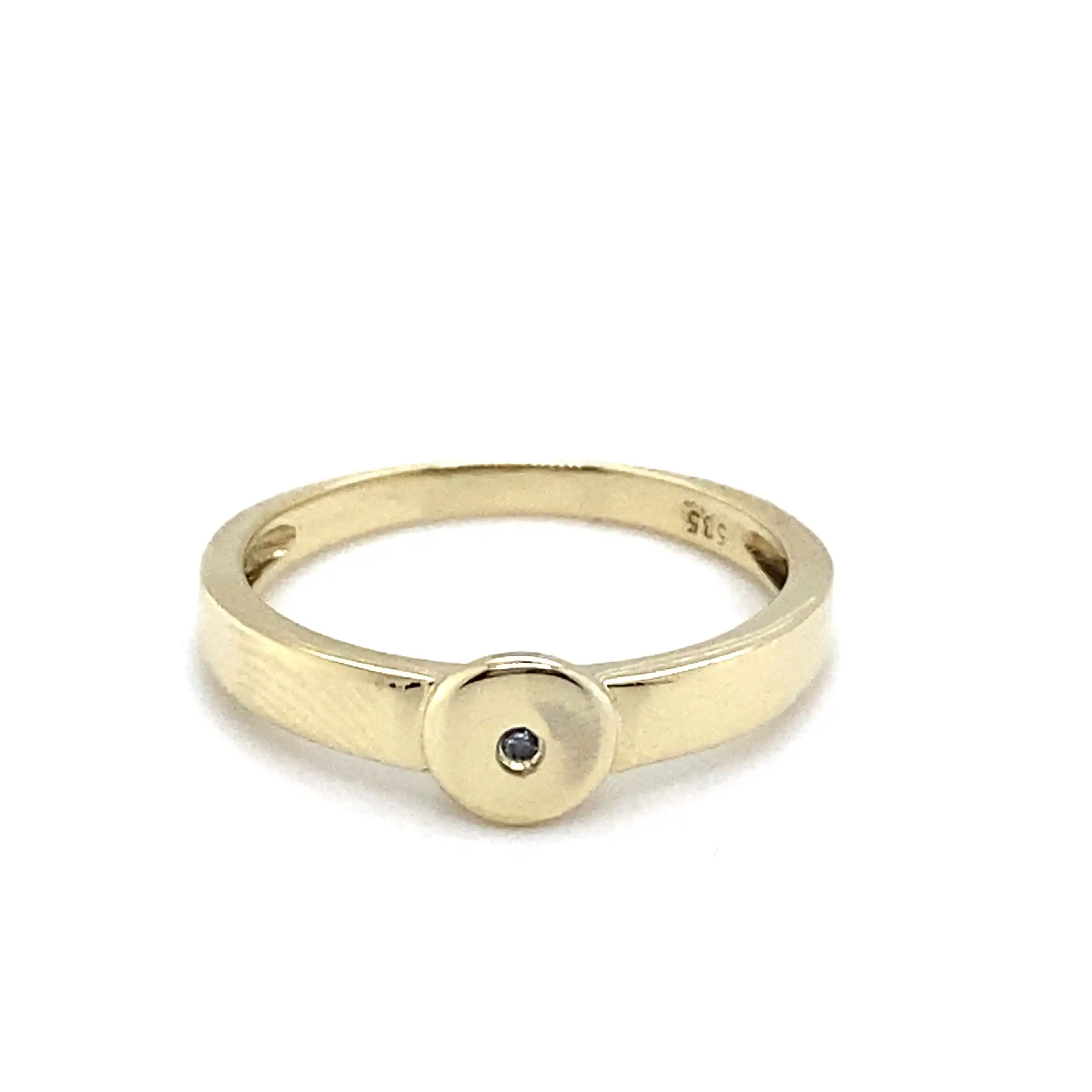 Ring Bicolor mit Brillant Ring Bicolor mit Brillant