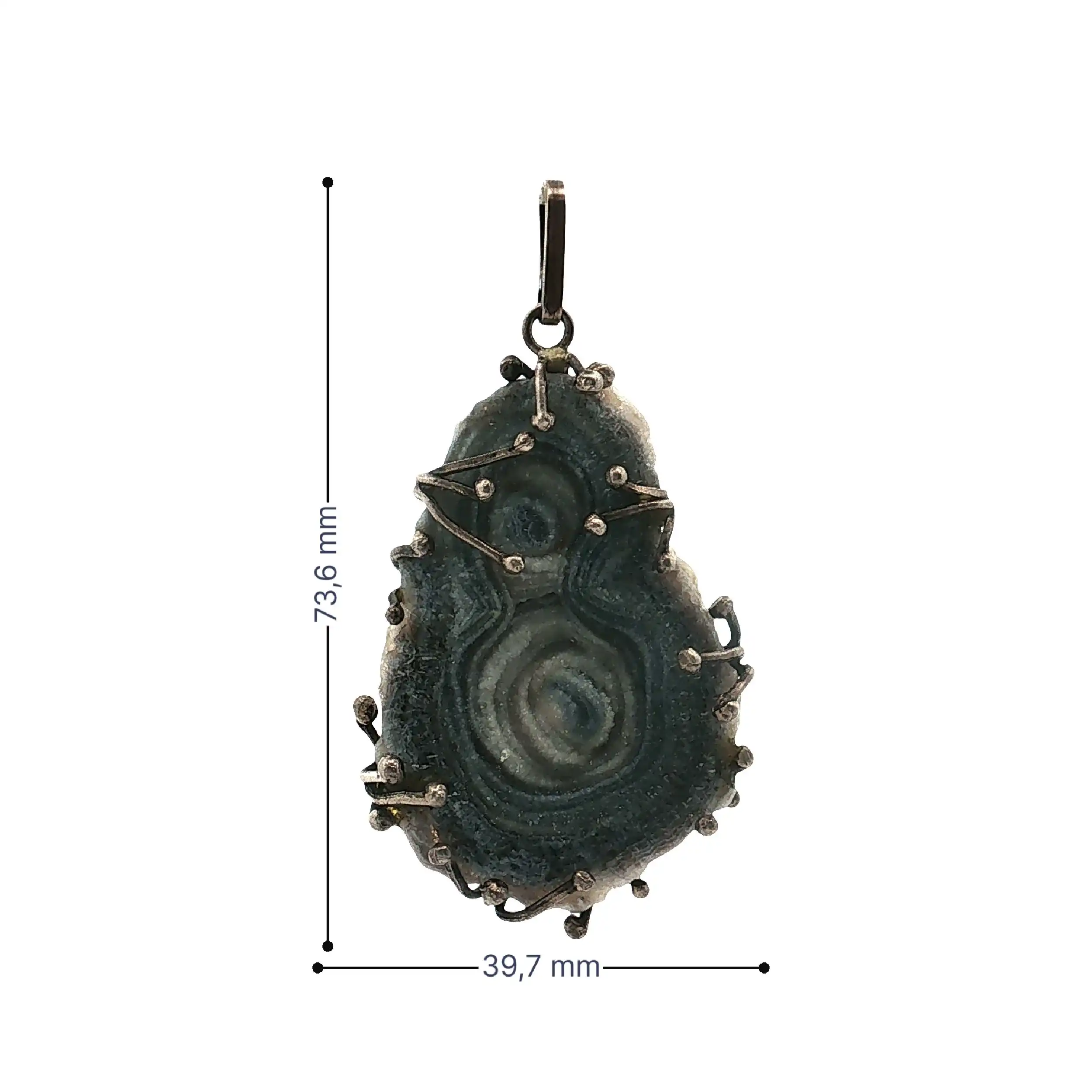 Anhänger Silber mit Chalcedon