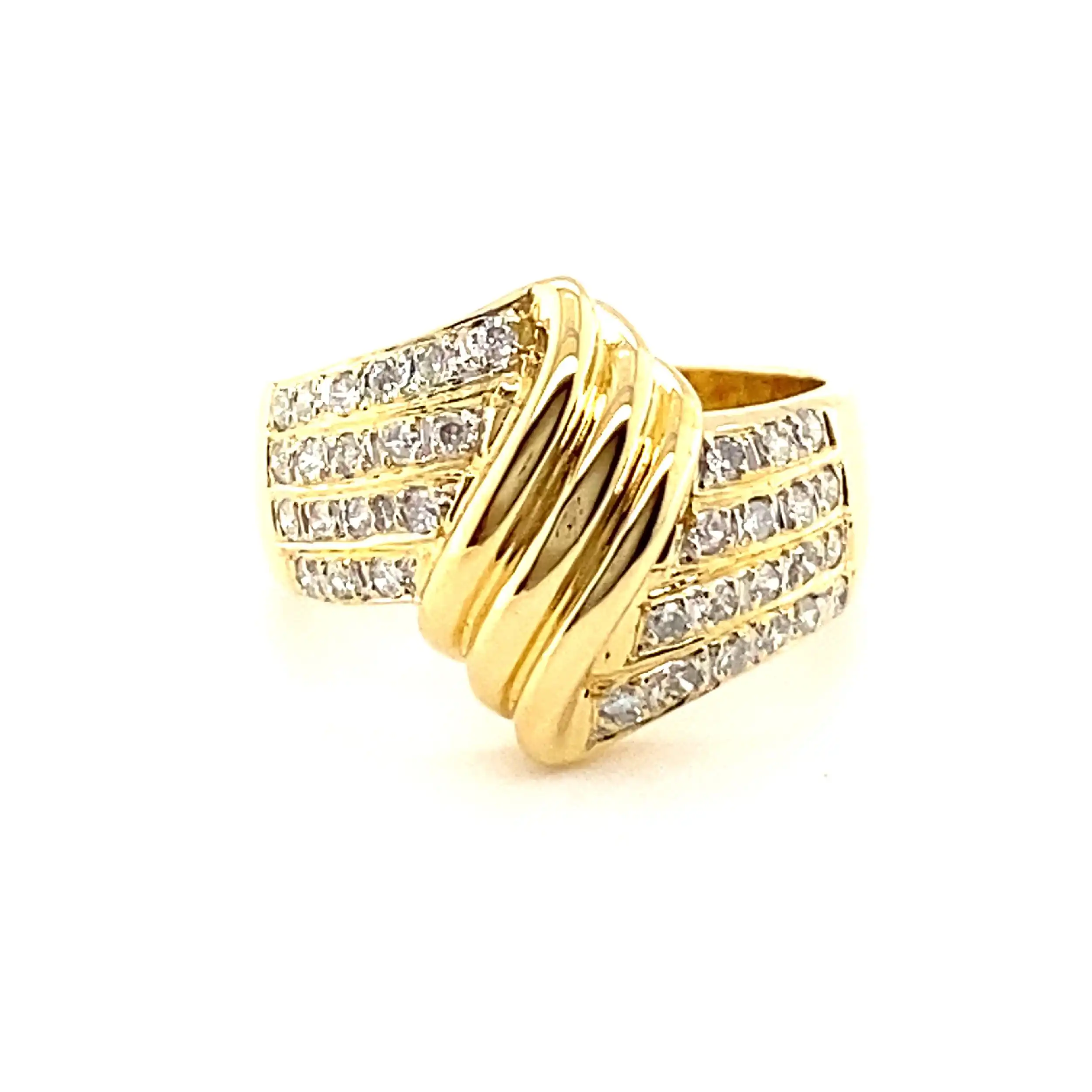 Ring Gelbgold mit Brillanten