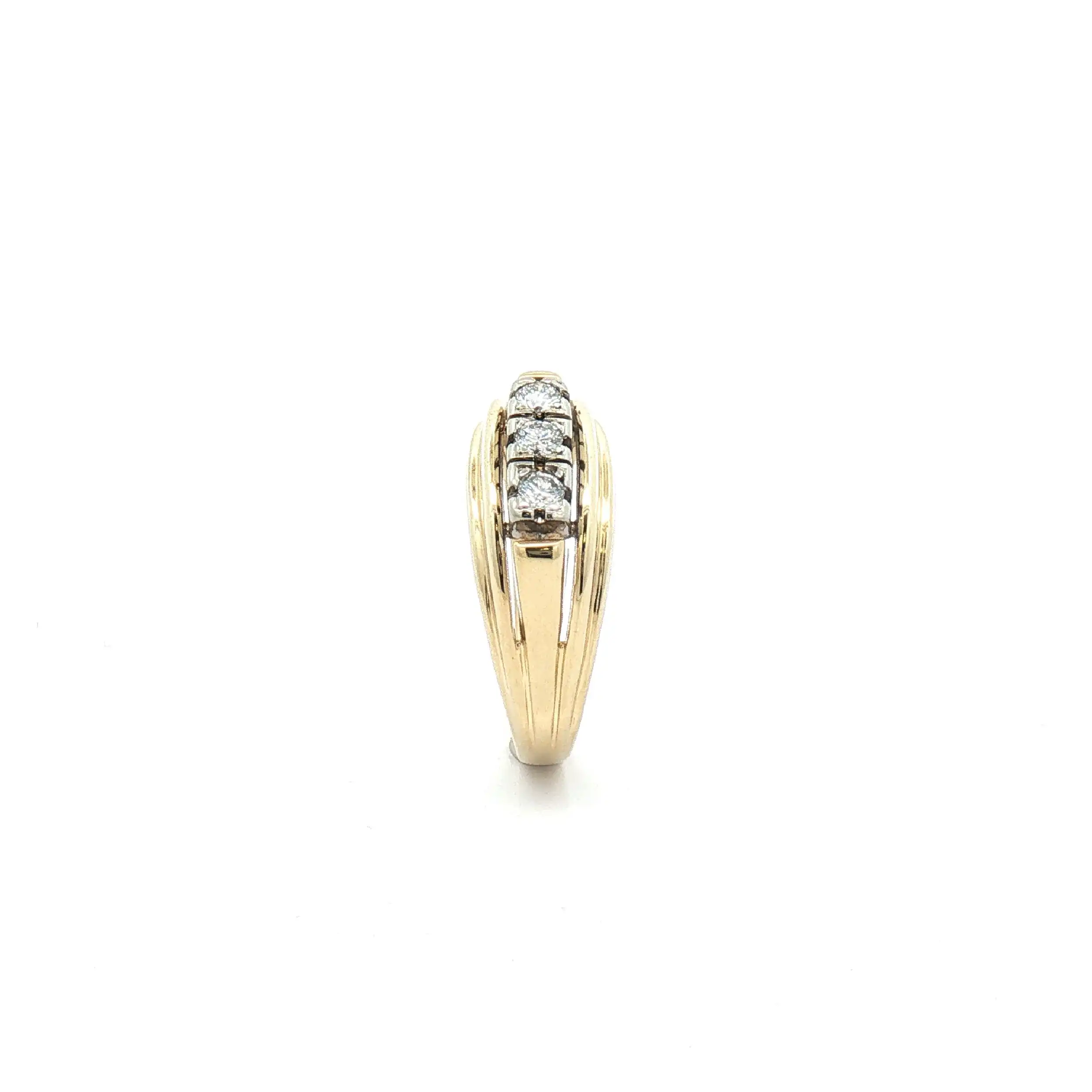 Ring Bicolor mit Brillanten