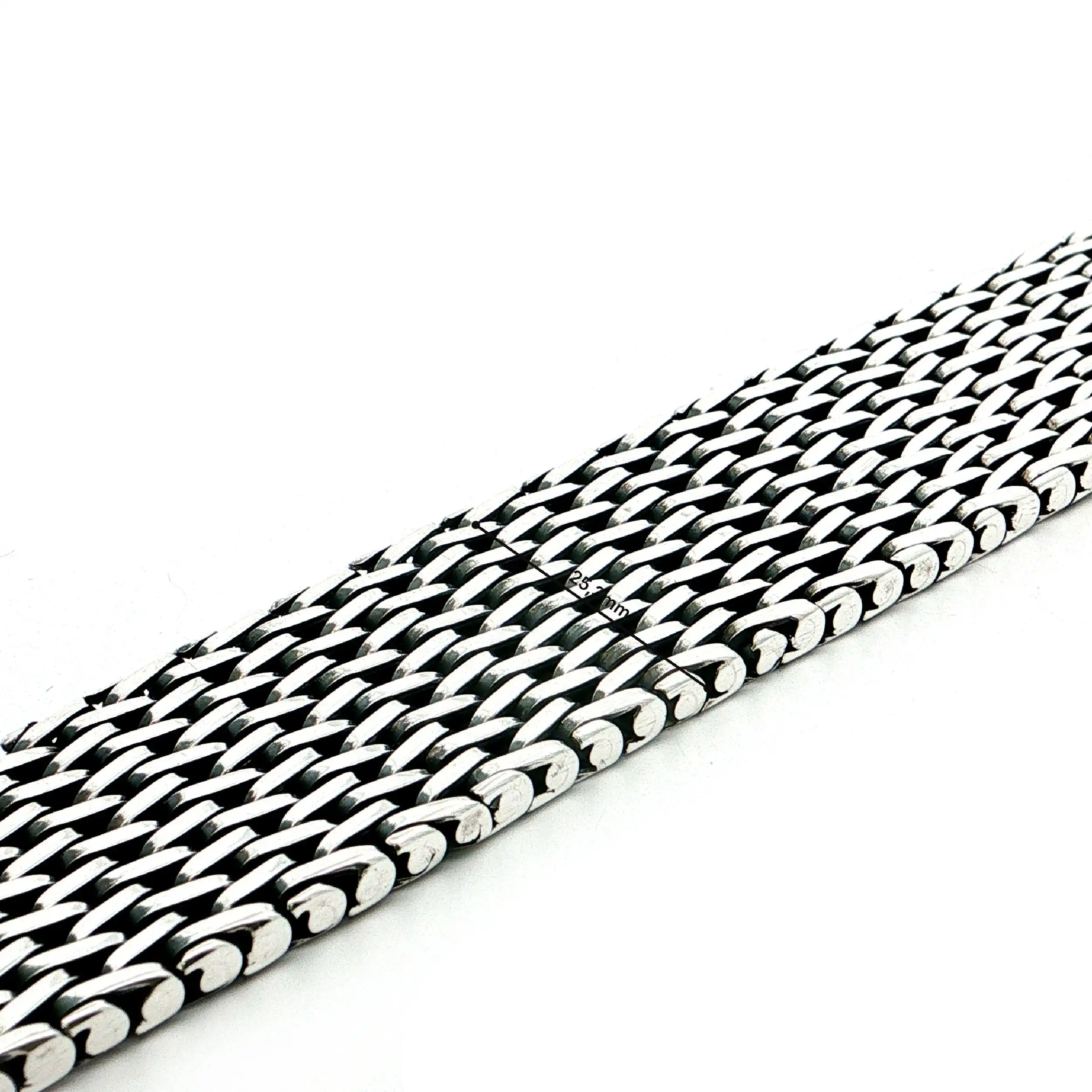 Teppicharmband Silber
