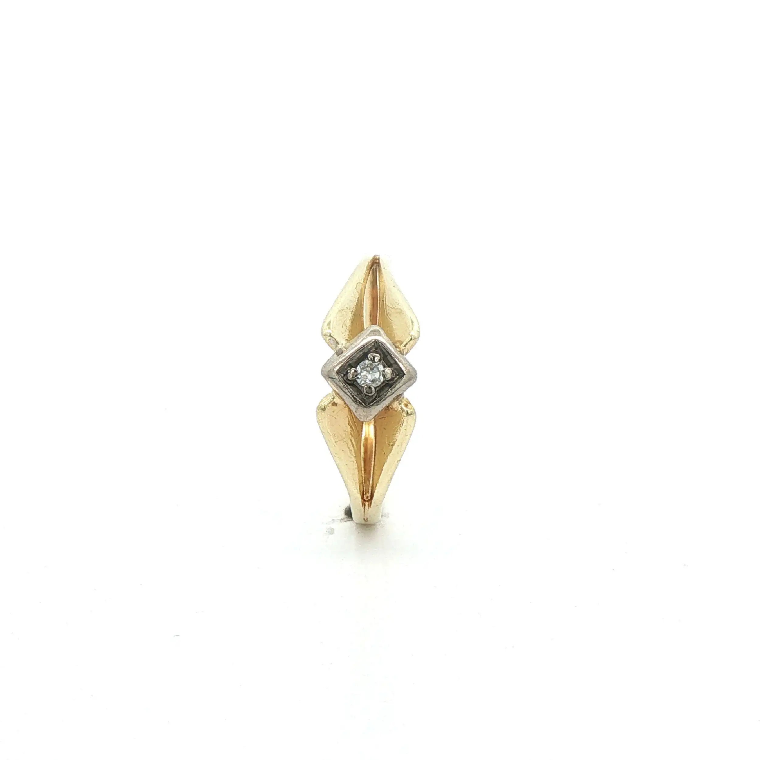 Ring Gelbgold mit Diamant