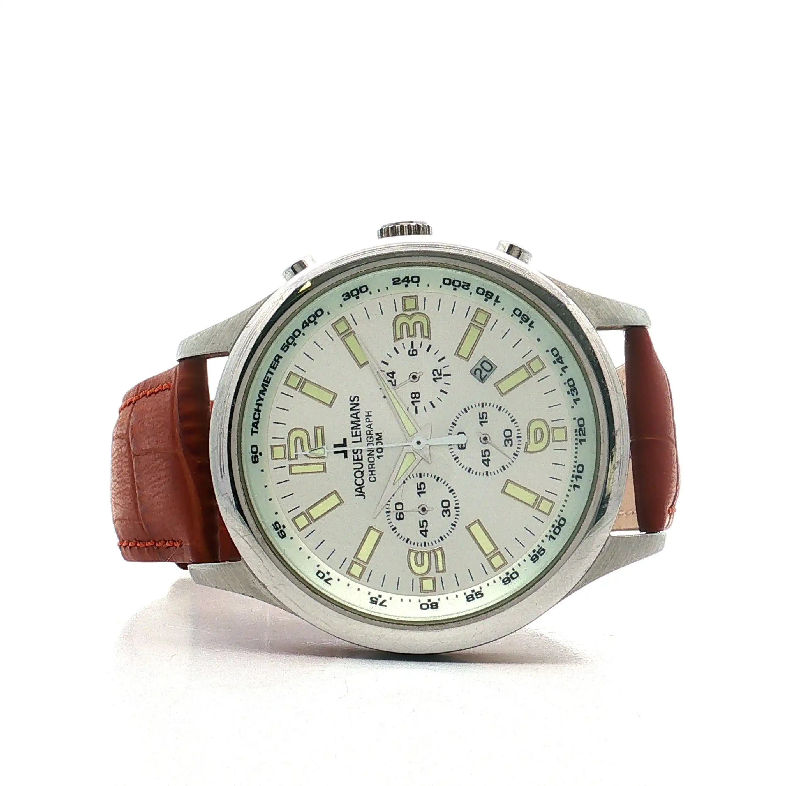 Herrenuhr Jaques Lemans Quarzuhr vermackt Herrenuhr Jaques Lemans Quarzuhr vermackt