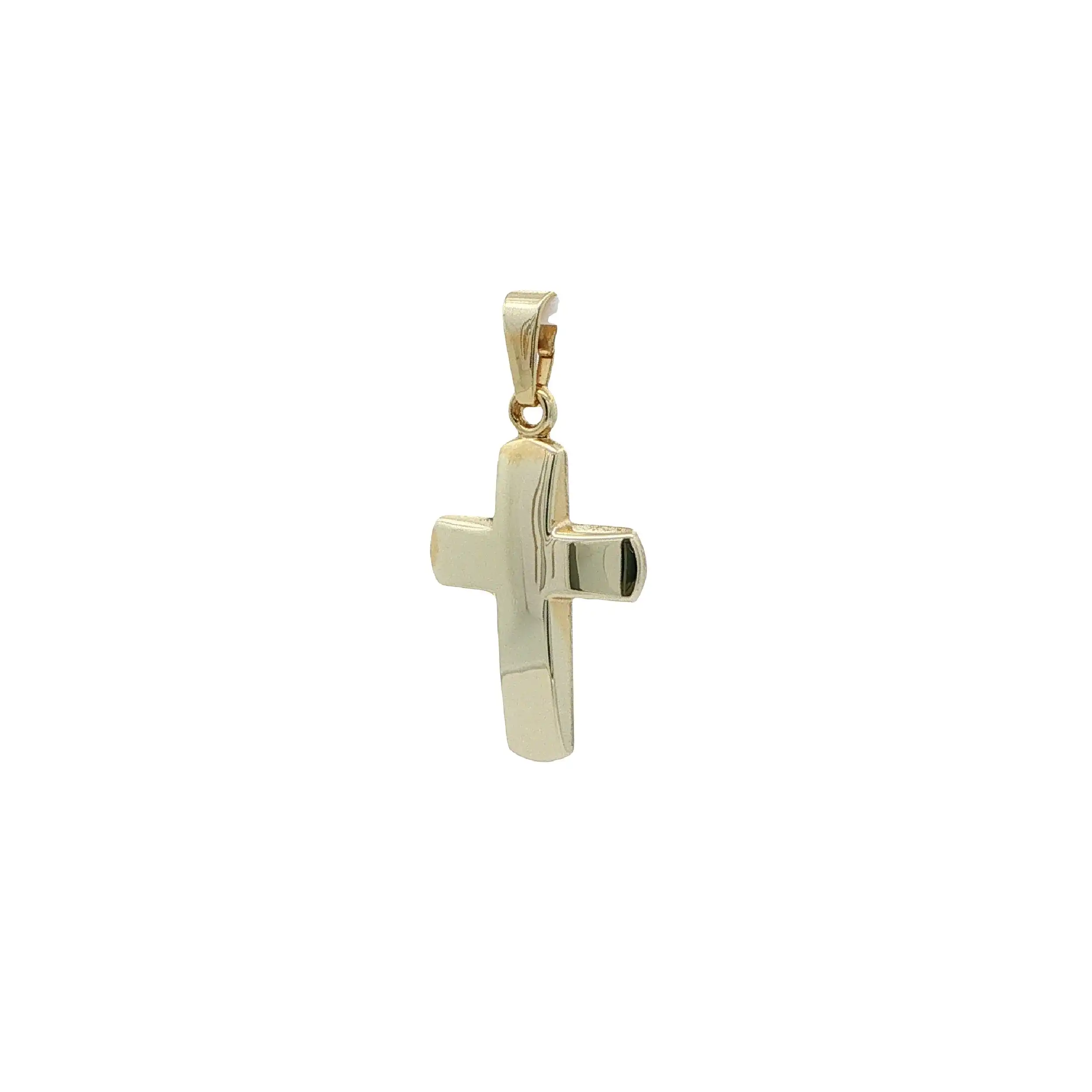 Anhänger Gelbgold Kreuz