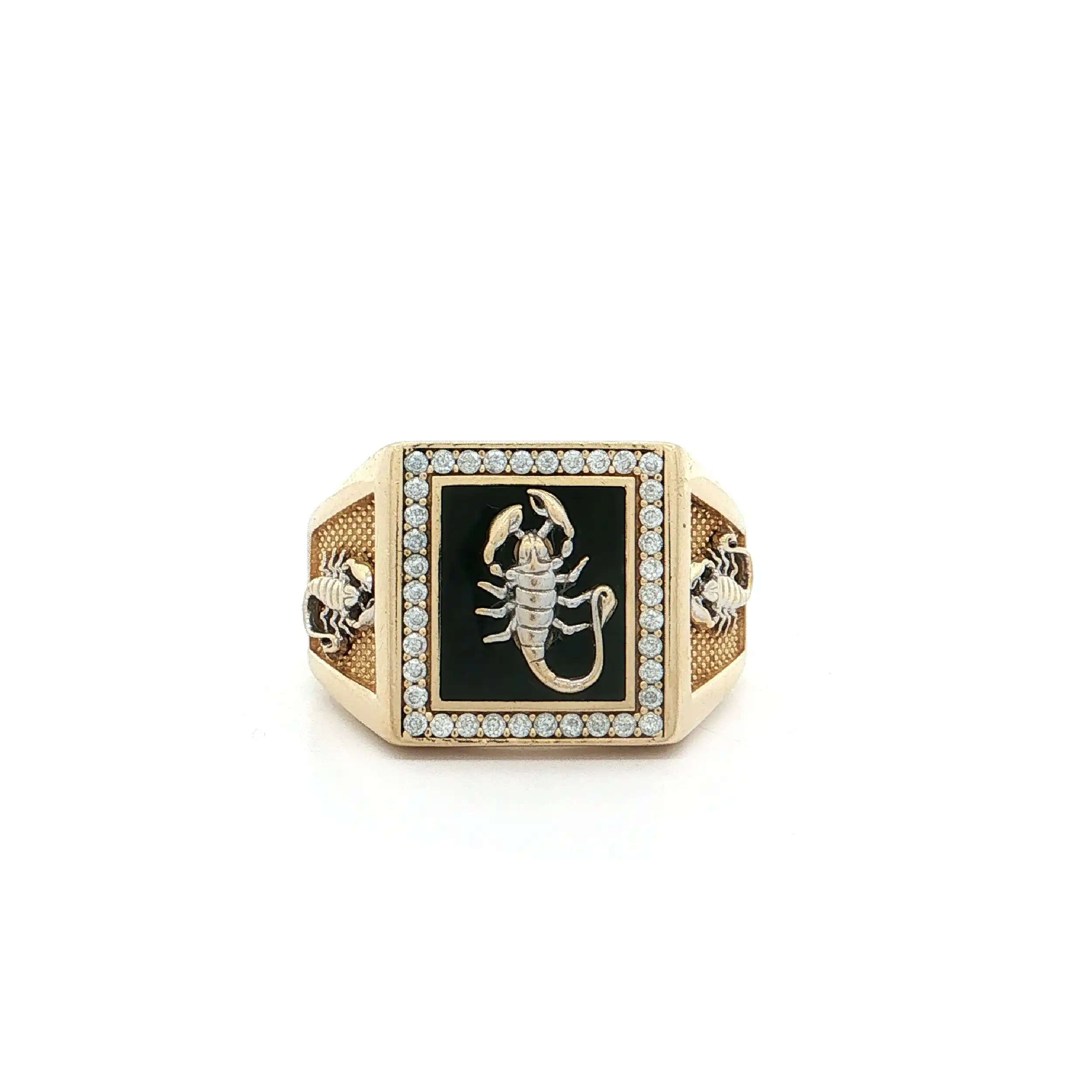 Ring Bicolor "Skorpion" mit Zirkonia Ring Bicolor "Skorpion" mit Zirkonia