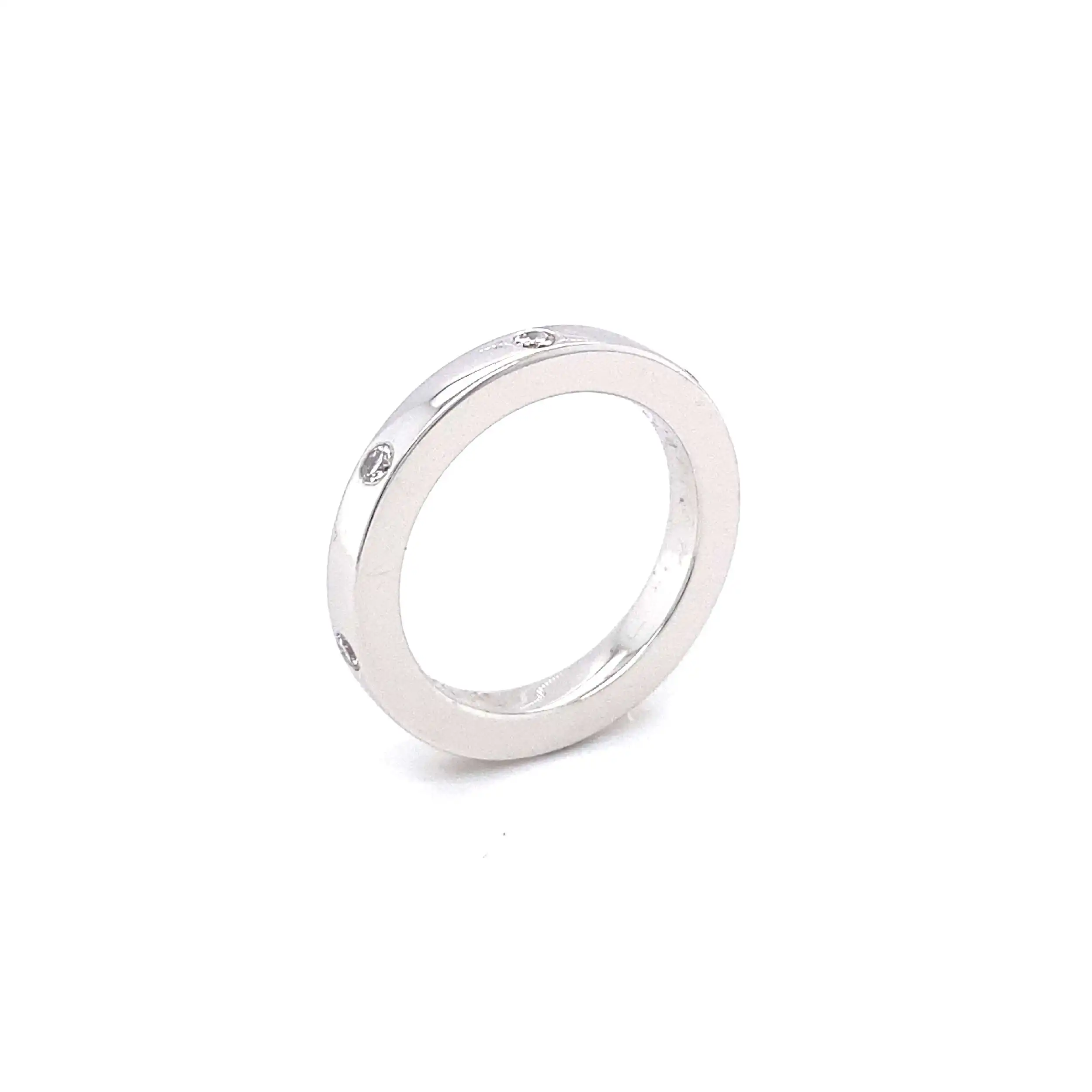 Ring Weißgold mit Brillanten Ring Weißgold mit Brillanten