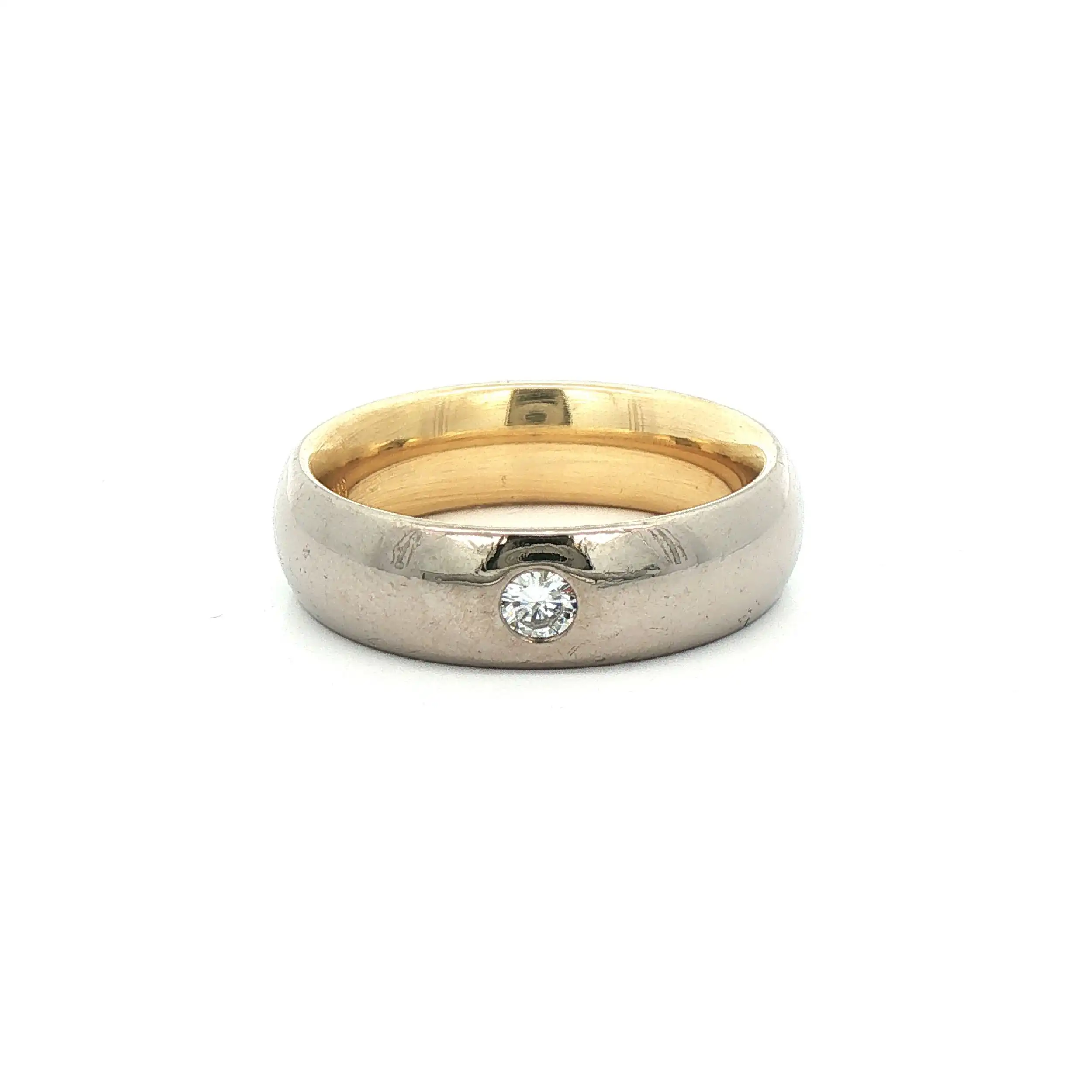 Ring Bicolor mit Brillanten Ring Bicolor mit Brillanten
