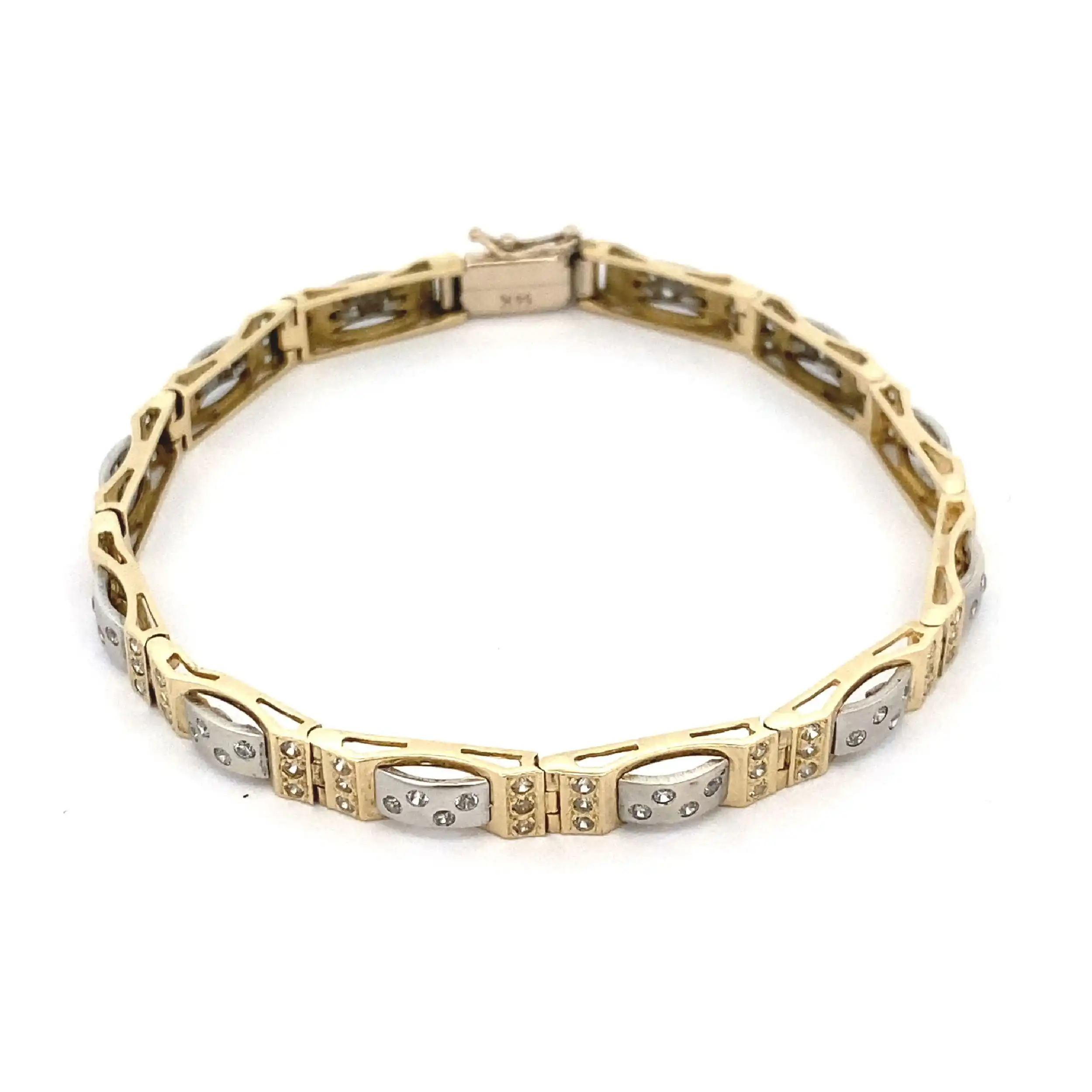 Armband Bicolor mit Zirkonia