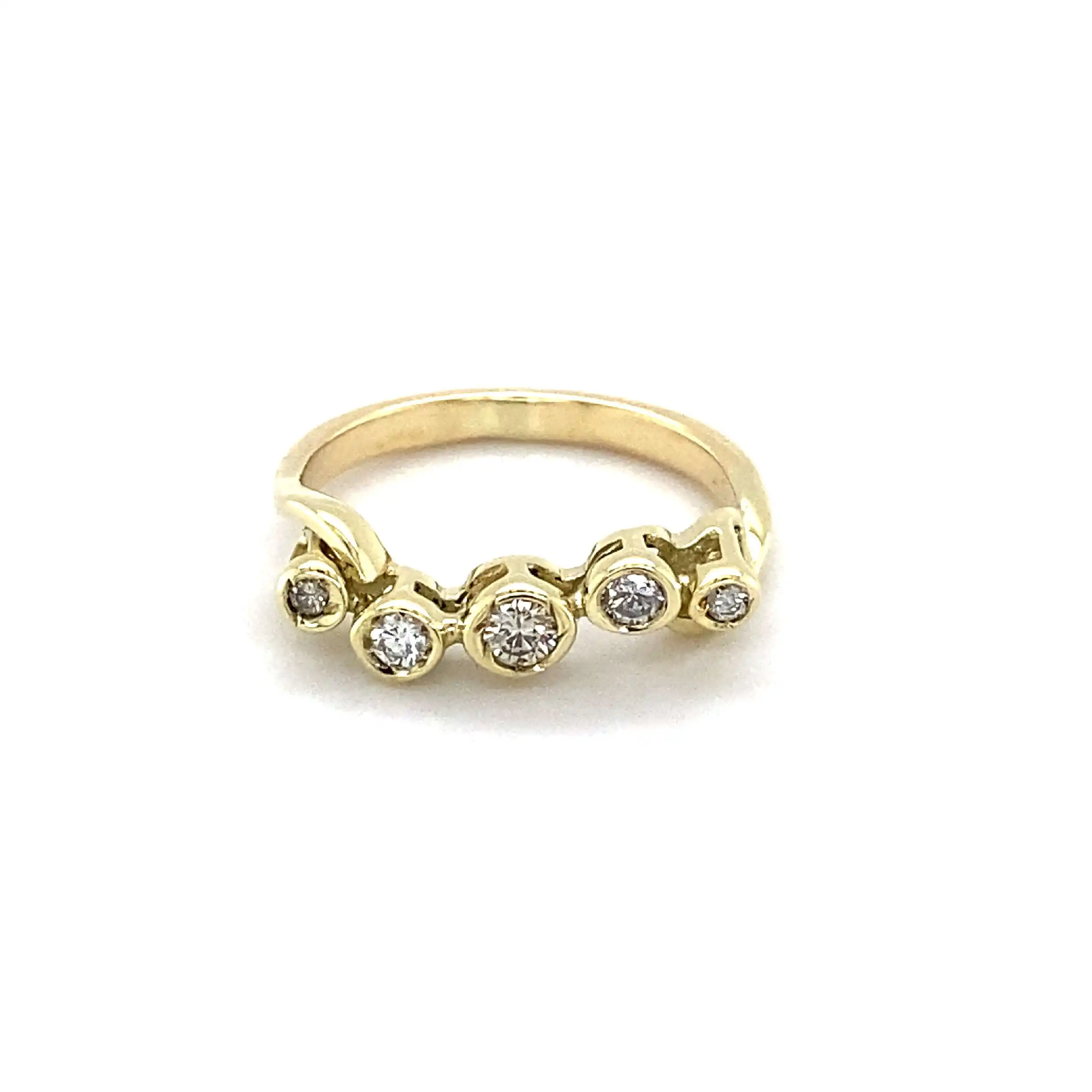 Ring Gelbgold mit Brillanten Ring Gelbgold mit Brillanten
