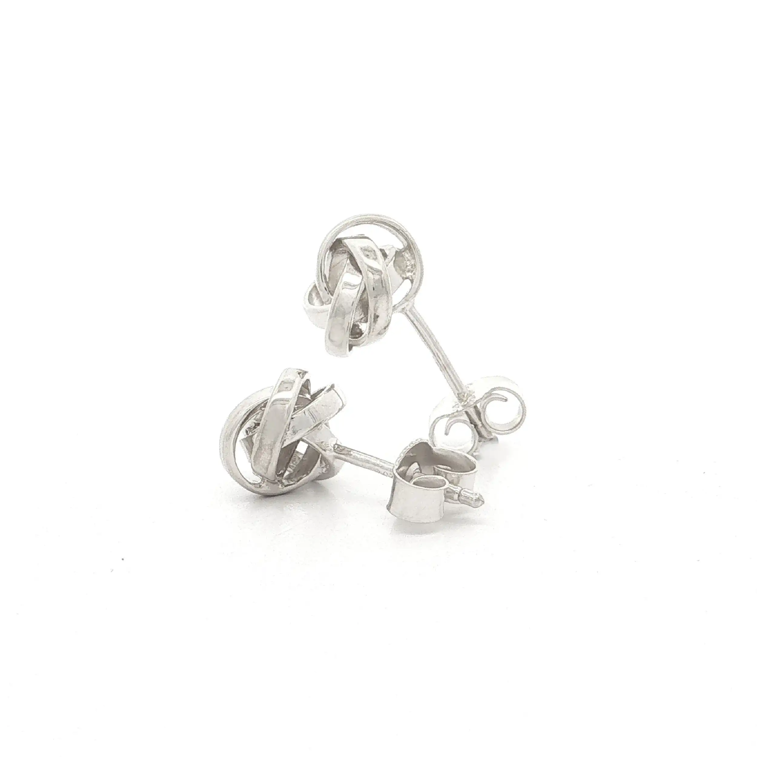 Silberohrstecker Knoten groß