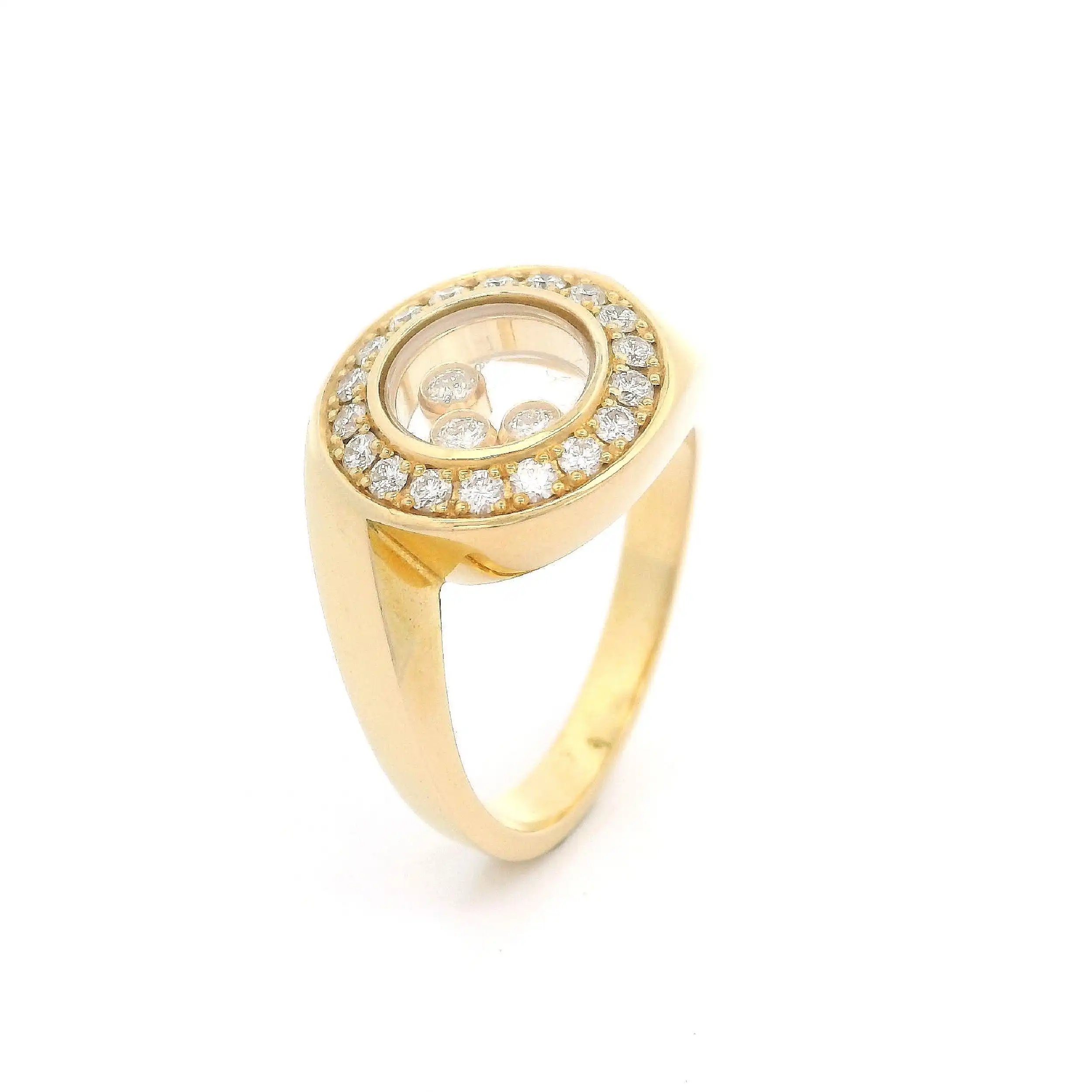 Ring Gelbgold Chopard Happy Diamonds mit Box Ring Gelbgold Chopard Happy Diamonds mit Box