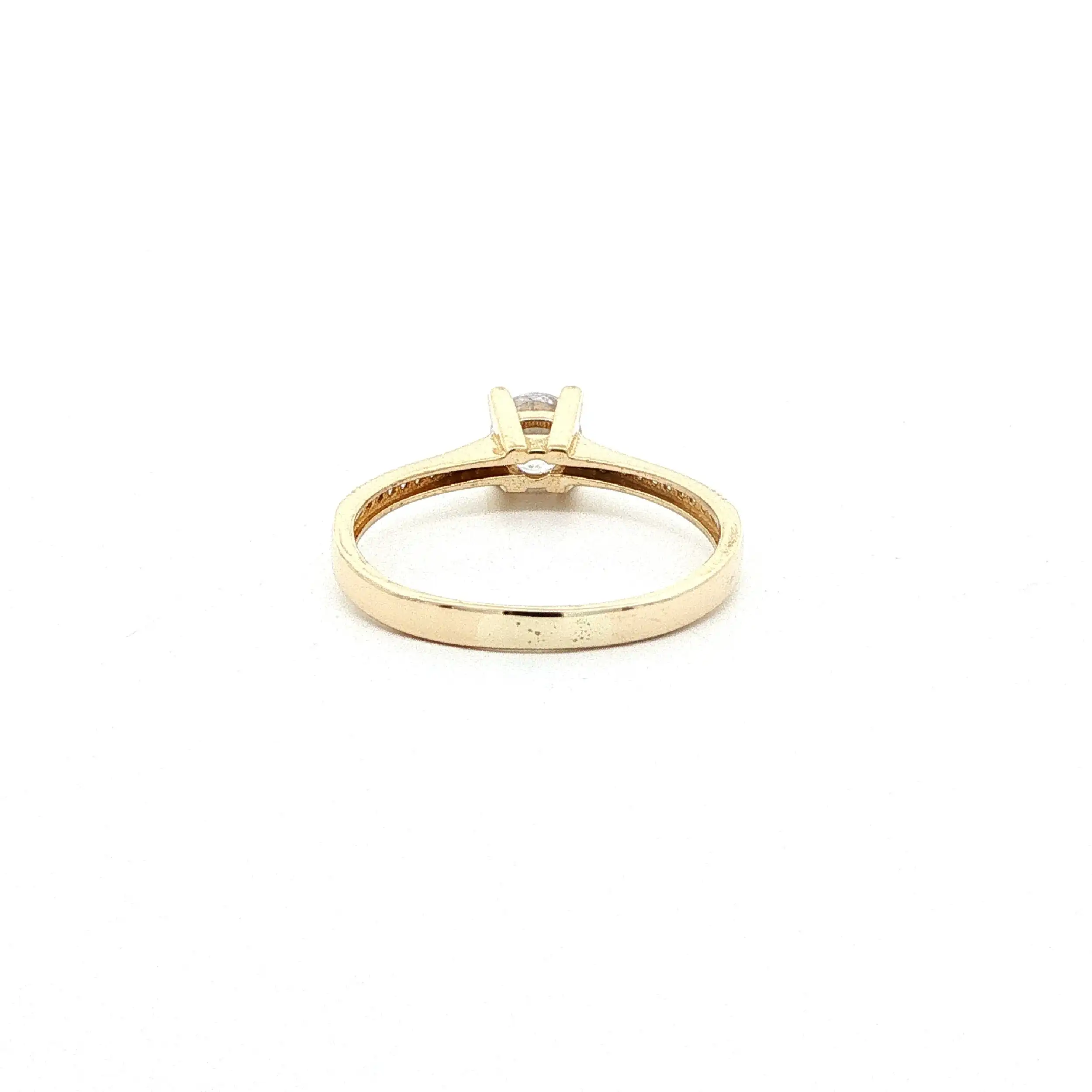 Ring Gelbgold mit Zirkonia