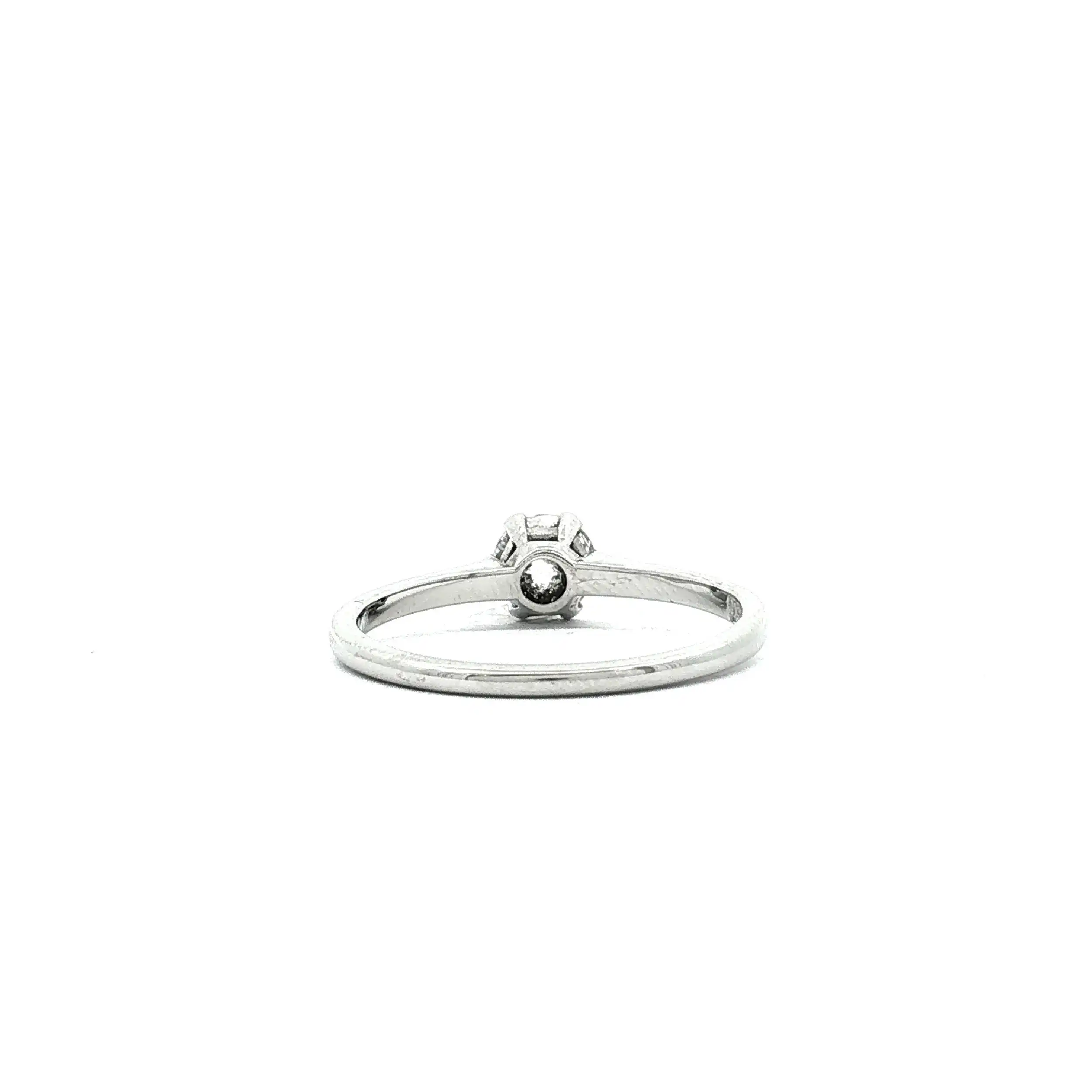 Ring Weißgold mit Brillant Altschliff