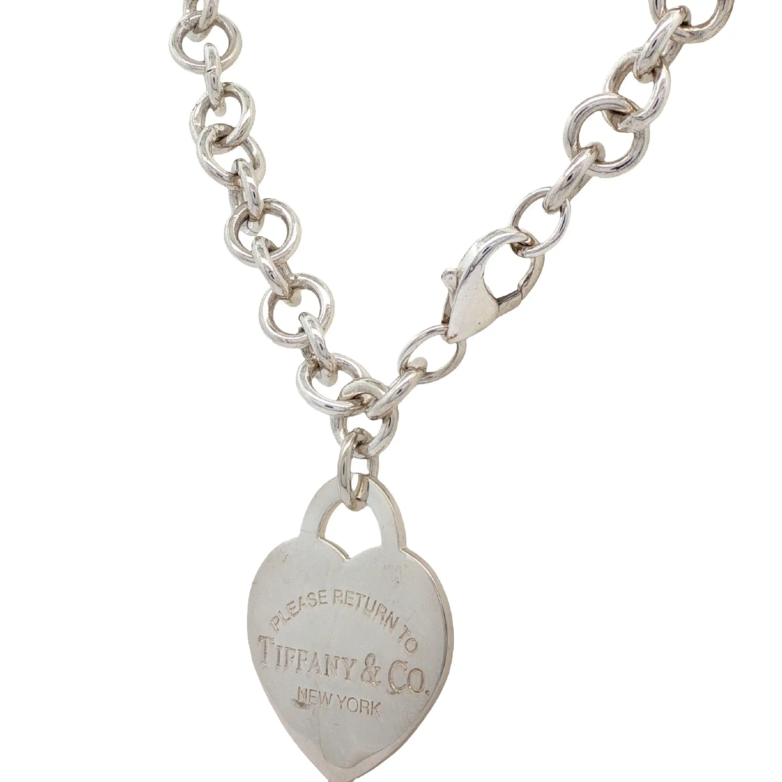 Kette Silber Choker Tiffany&Co. Jumbo Heart Tag Kette Silber Choker Tiffany&Co. Jumbo Heart Tag