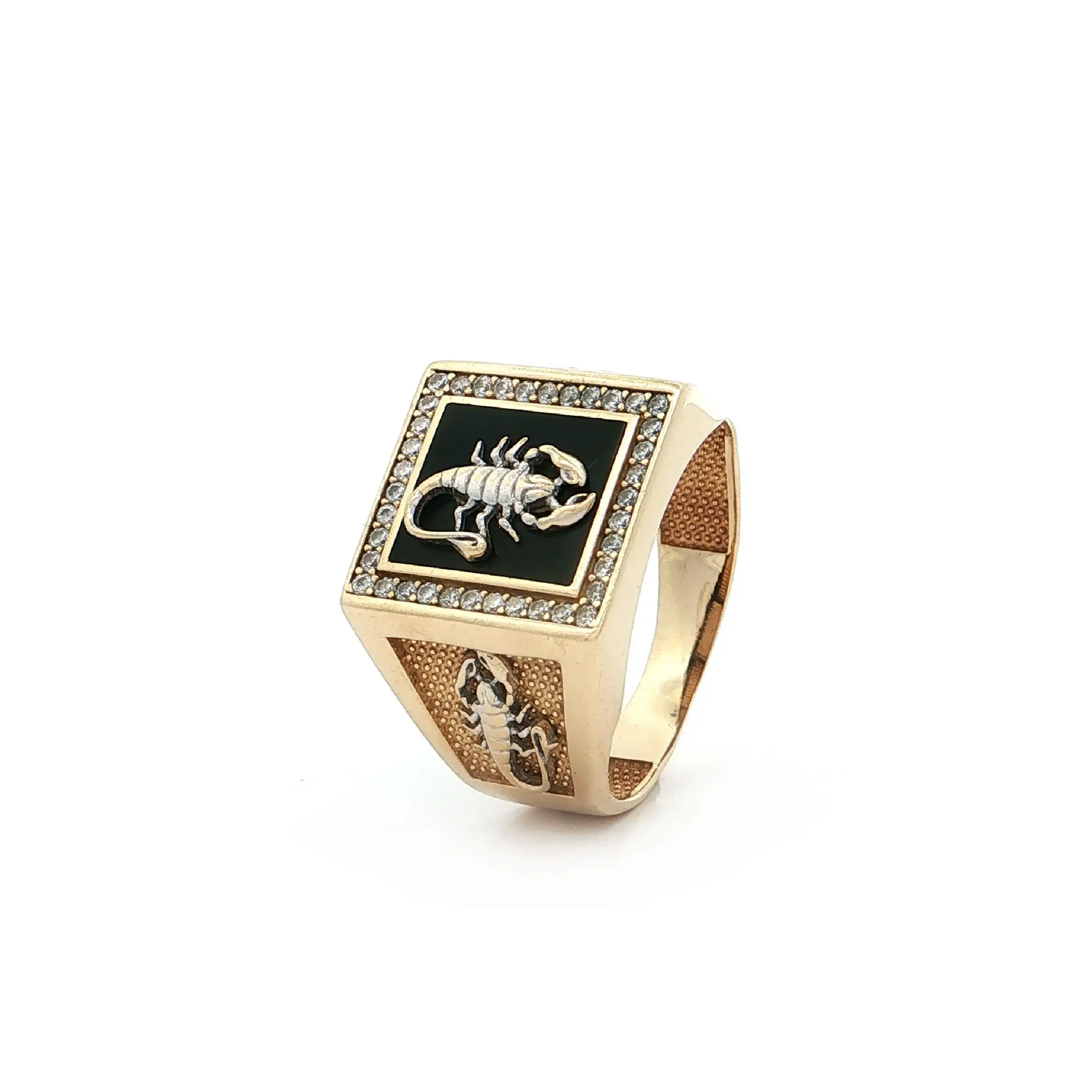 Ring Bicolor "Skorpion" mit Zirkonia