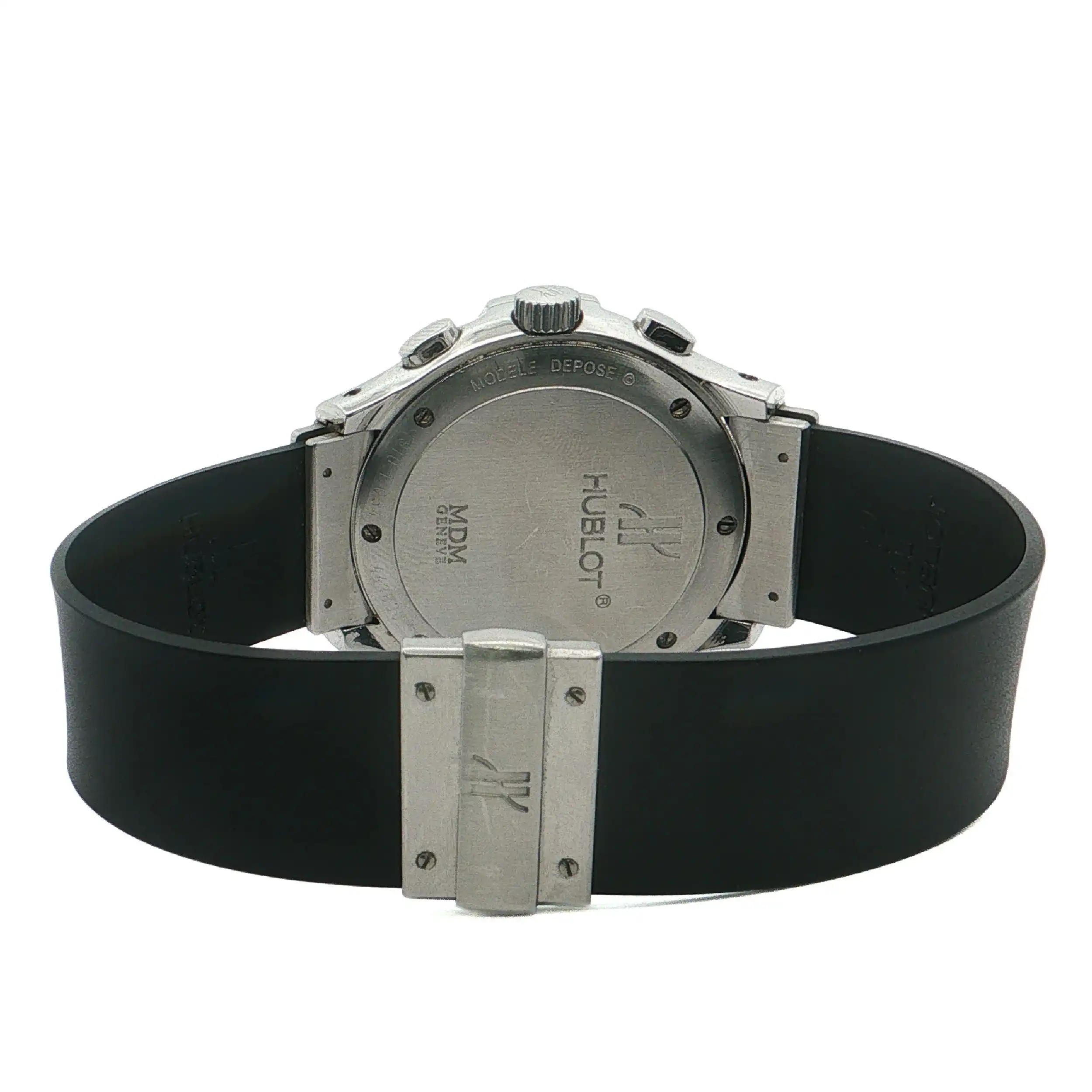 Herrenuhr Hublot MDM Chronograph 40mm dunkelrotes Ziffernblatt Ref.1810.1.054