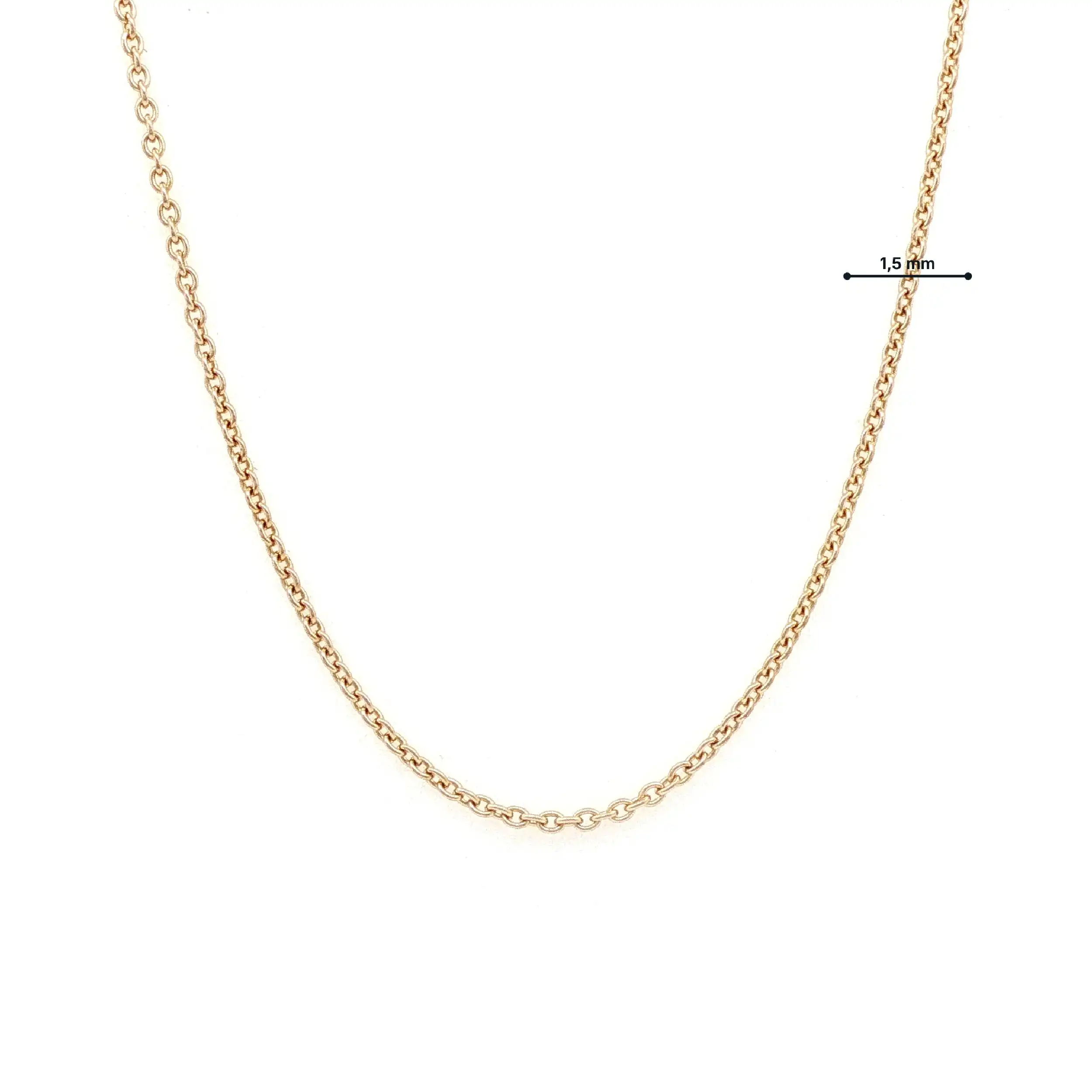 Ankerkette Gelbgold