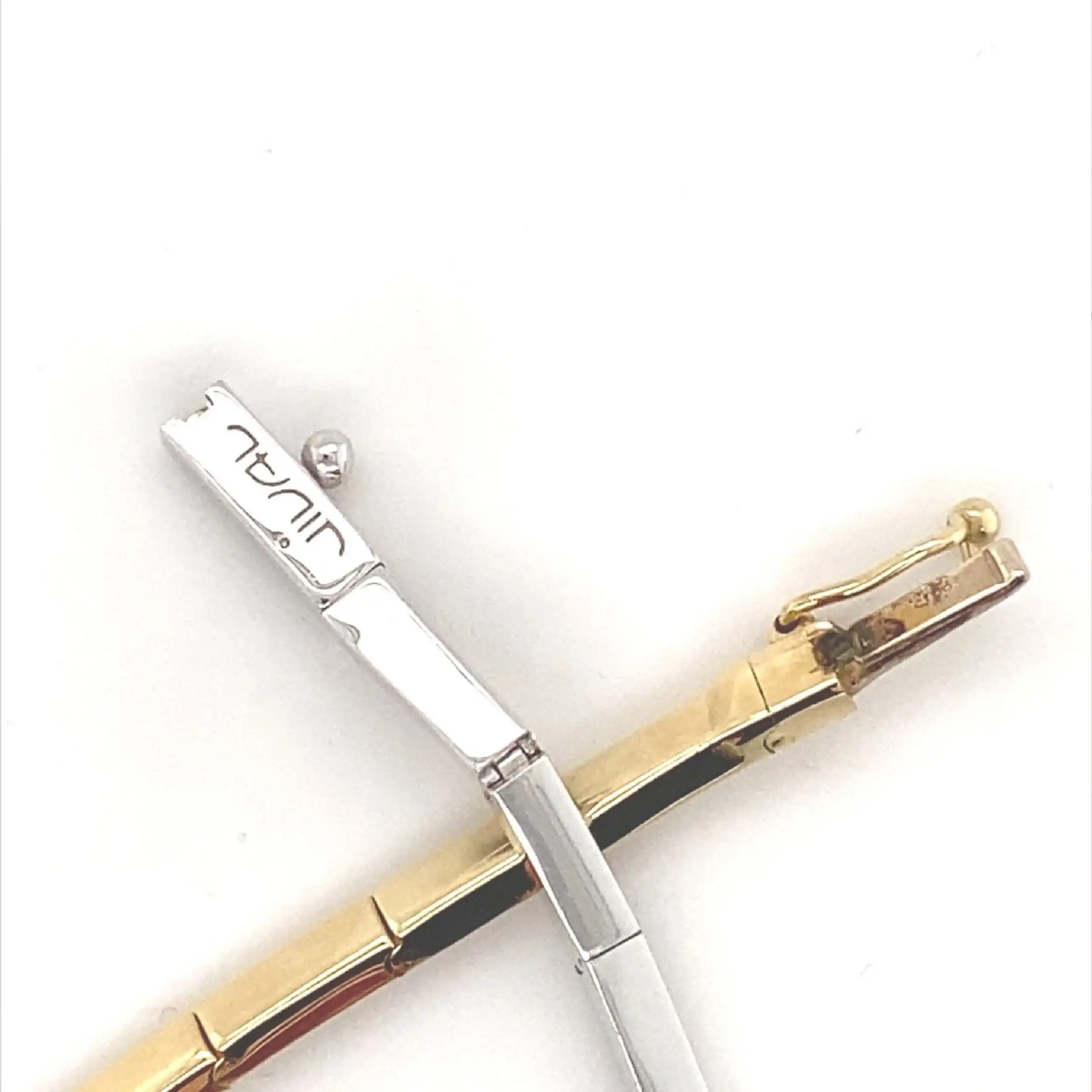 Collier Bicolor mit Zirkonia Collier Bicolor mit Zirkonia