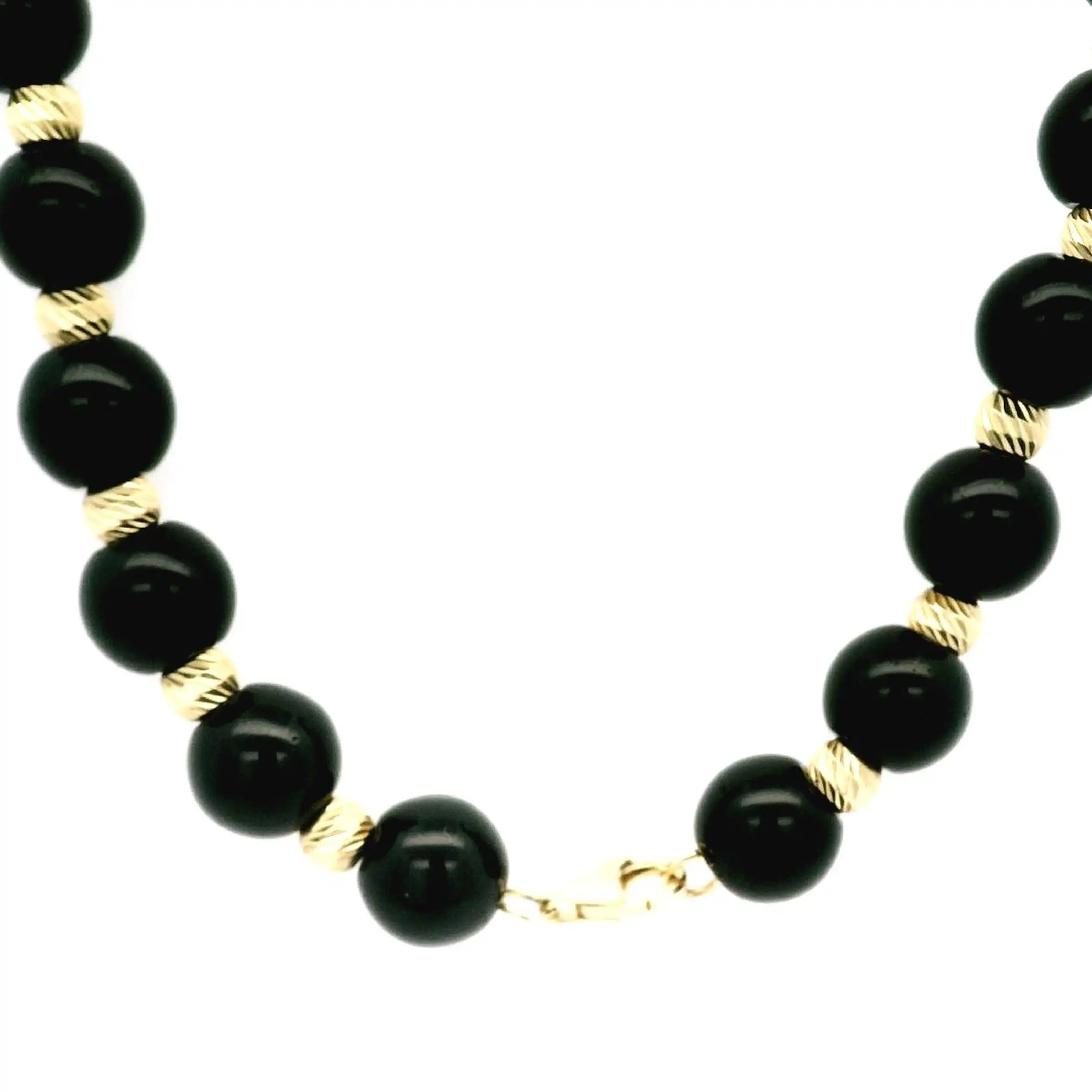 Kette mit Kugeln Gelbgold Kette mit Kugeln Gelbgold