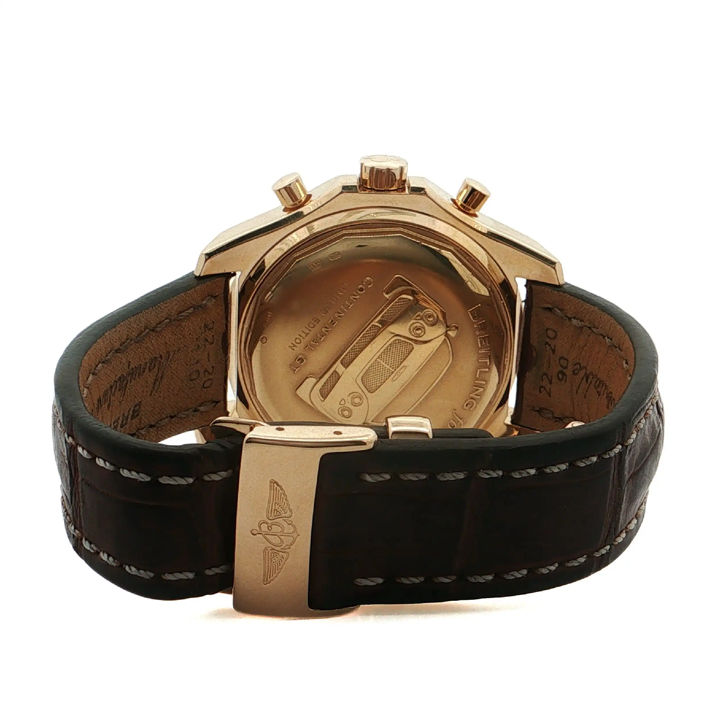 Herrenuhr Breitling for Bentley Ref. H13363 Gelbgold limitiert auf 500 Stk - Nr. 89 mit Papieren