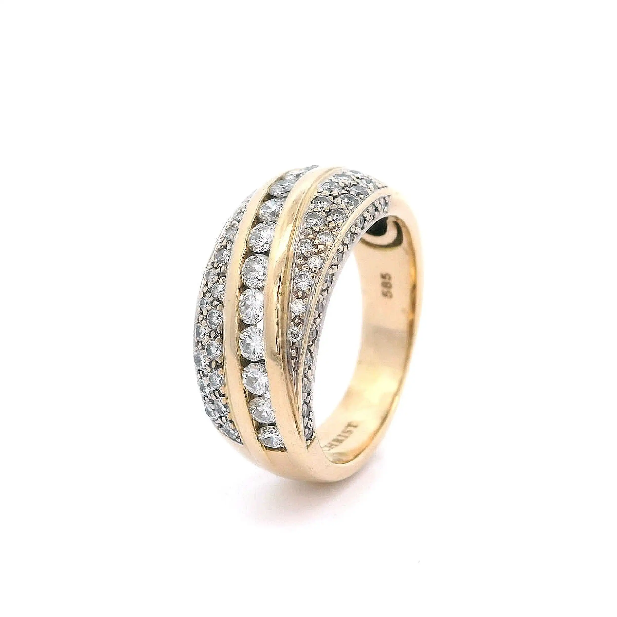 Ring Gelbgold Christ mit Brillanten Ring Gelbgold Christ mit Brillanten