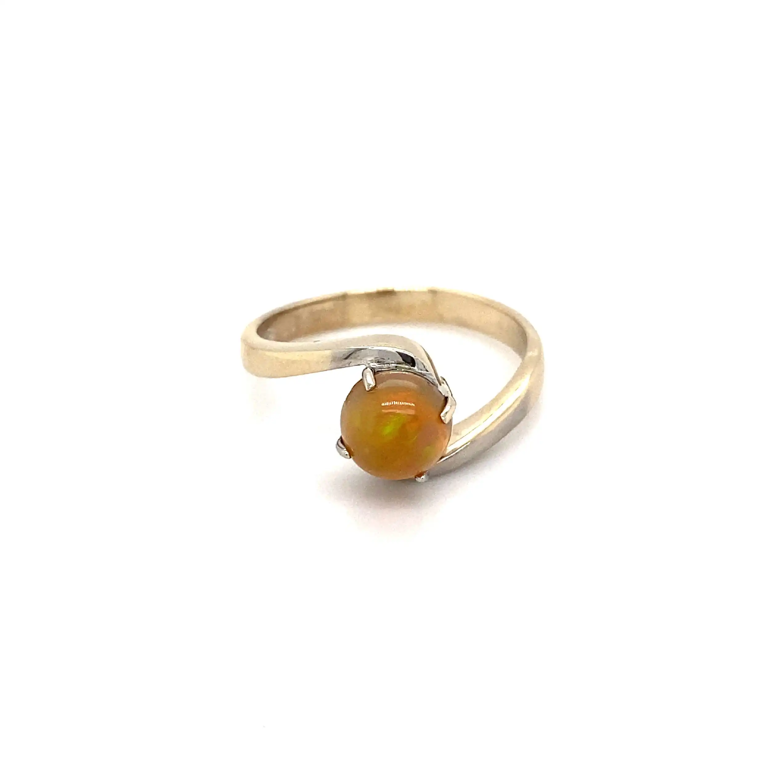 Ring Bicolor mit Farbstein Ring Bicolor mit Farbstein